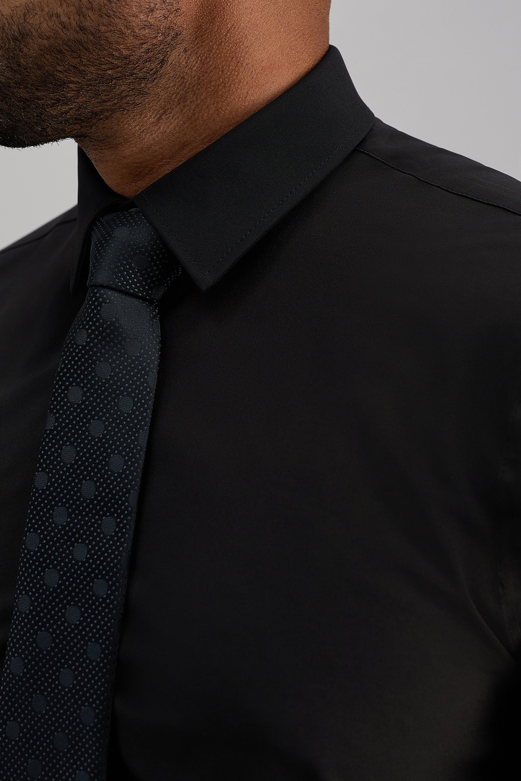 Smart Wash® Dress Shirt - Black