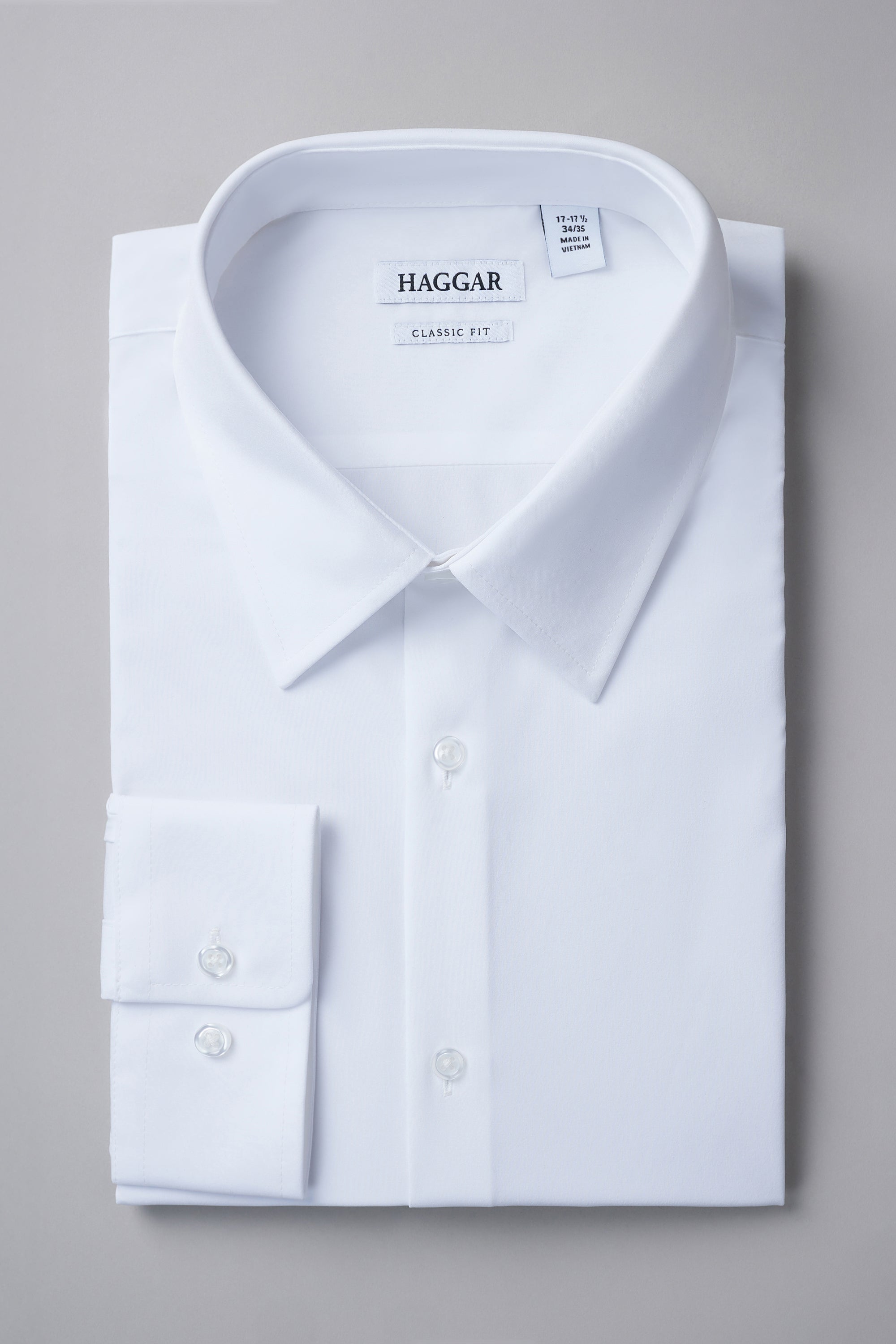 Smart Wash® Dress Shirt - White
