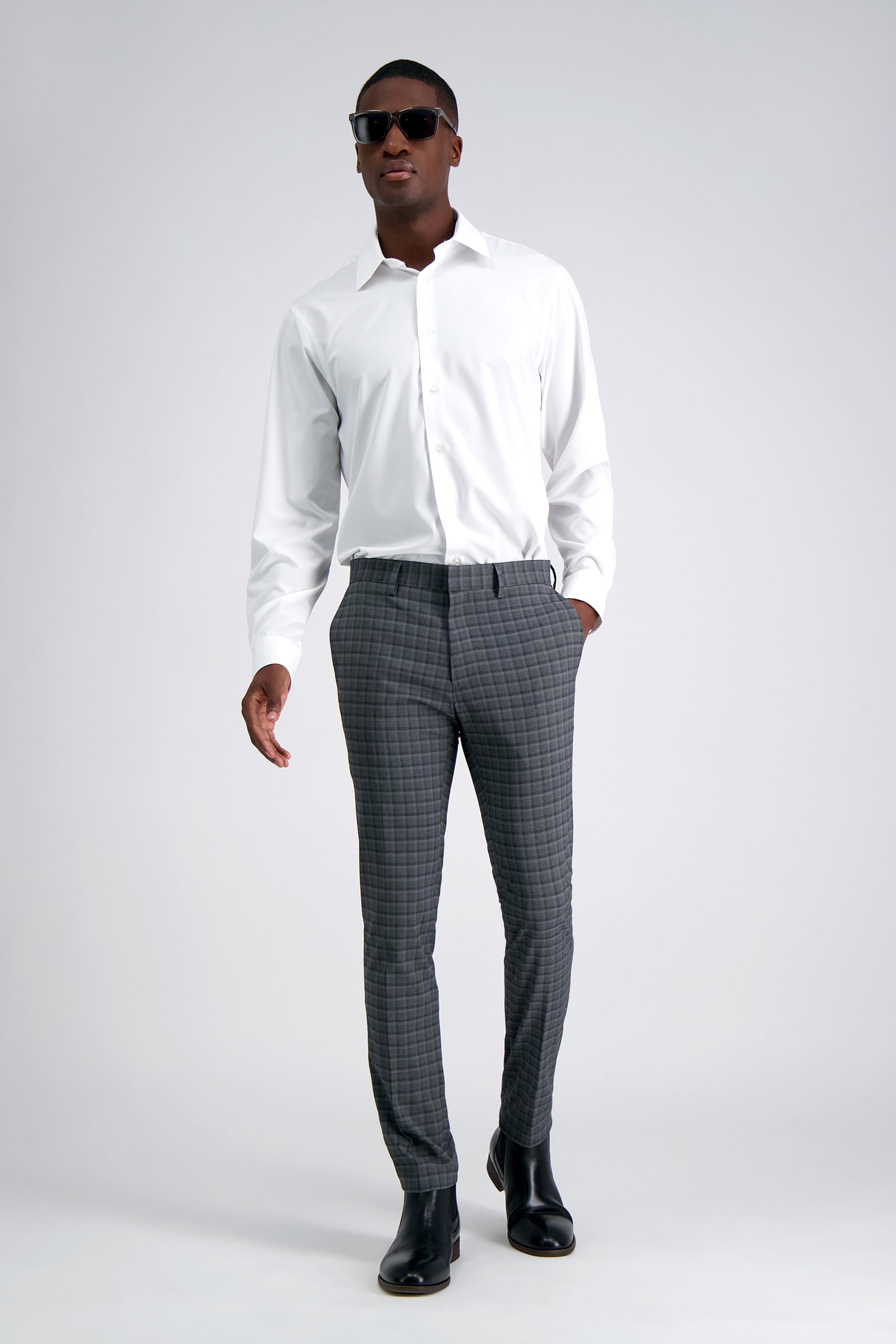 Performance Stretch Dress Shirt - White , , hi-res