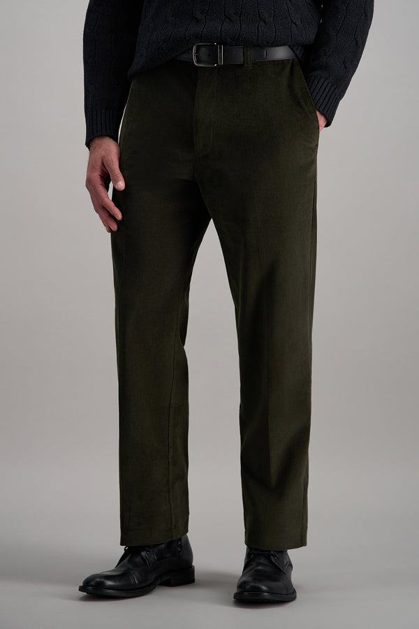 Stretch Corduroy Pant - Haggar.com#color_military green