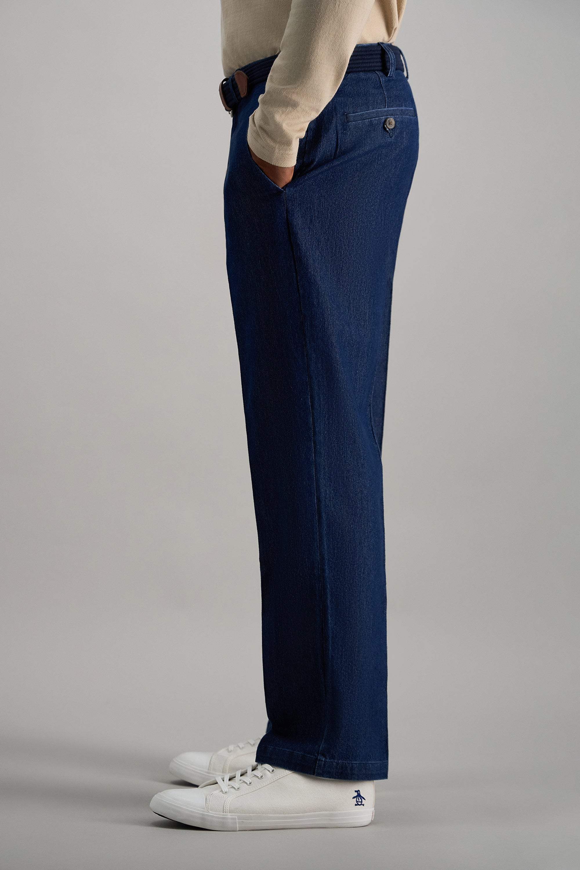 Stretch Denim Trouser - Haggar.com