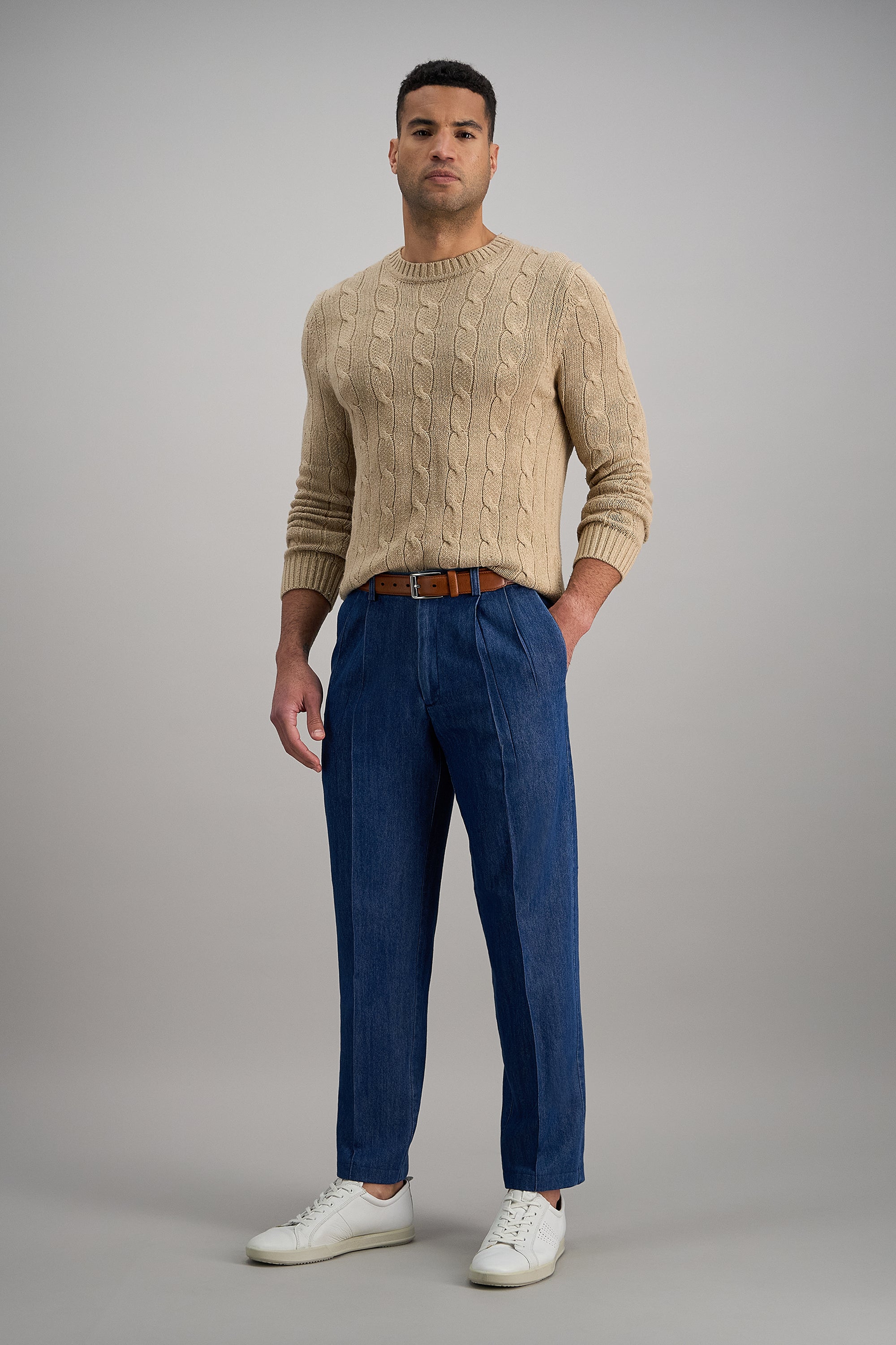 Stretch Denim Trouser - Haggar.com