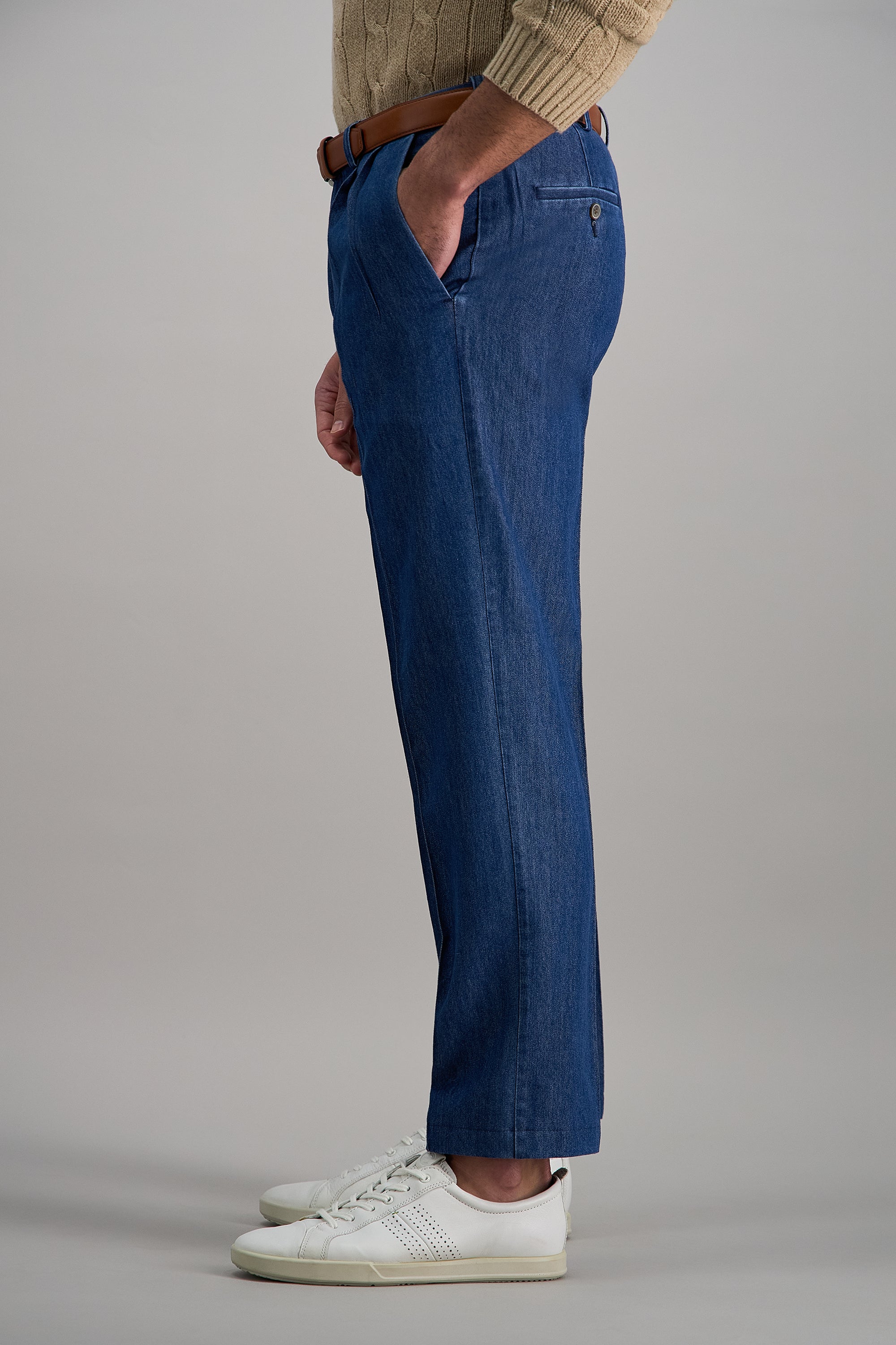 Stretch Denim Trouser - Haggar.com