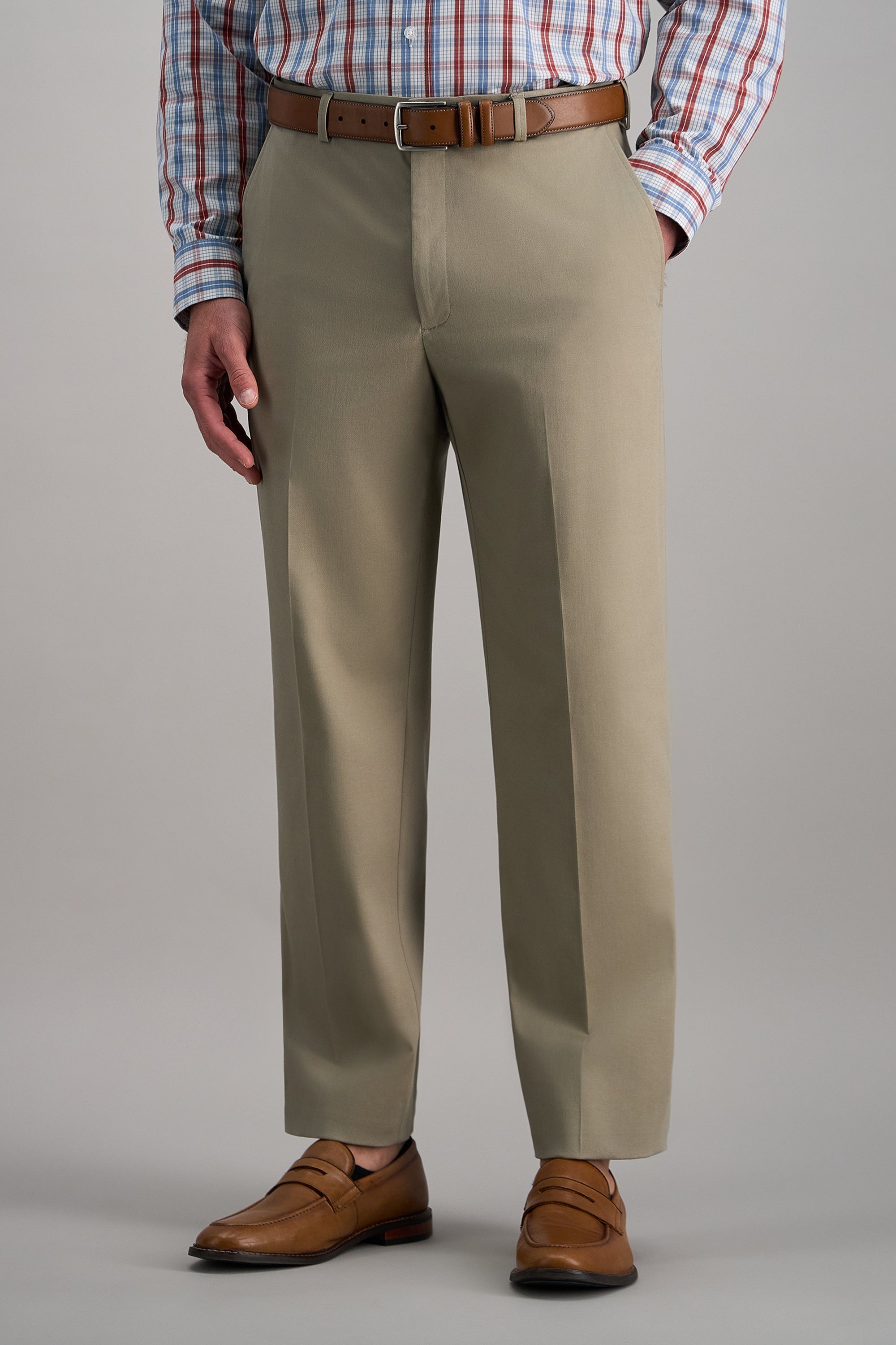 Wrinkle Free Performance Khaki Pant | Haggar.com