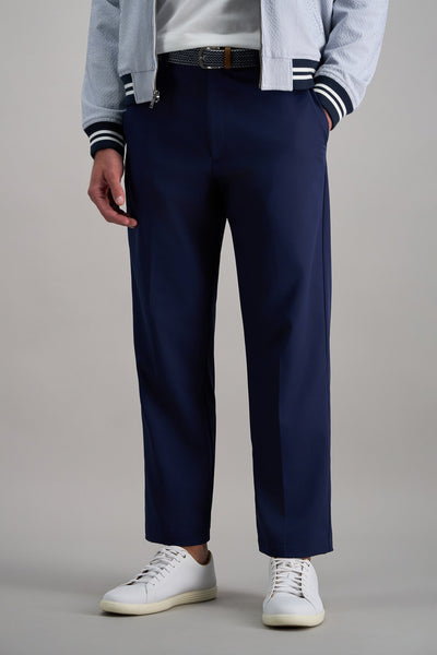 slim fit dress slacks Haggar Premium Comfort Dress Pants, Pleated Front in Dark Chocolate