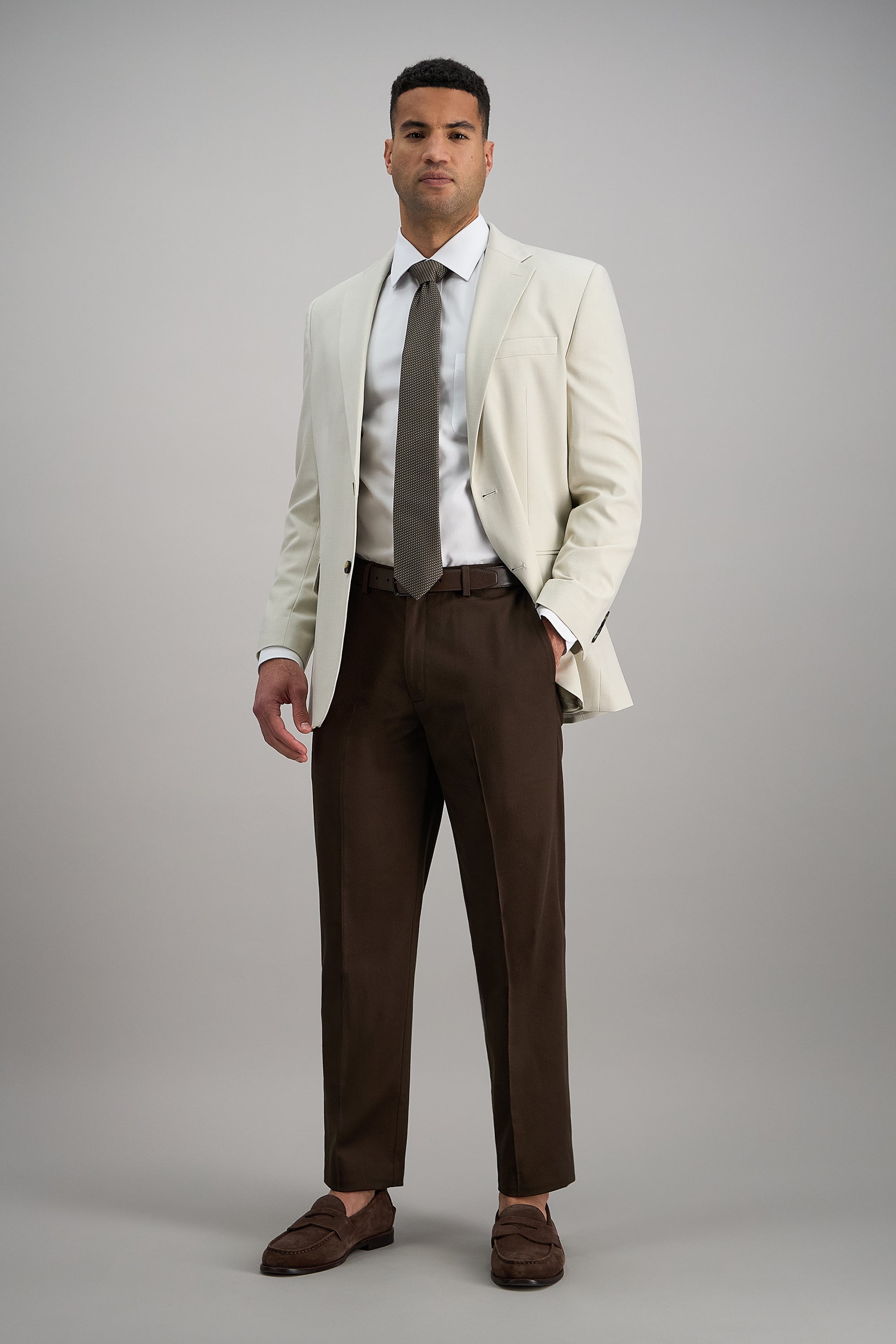 Premium No Iron Khaki