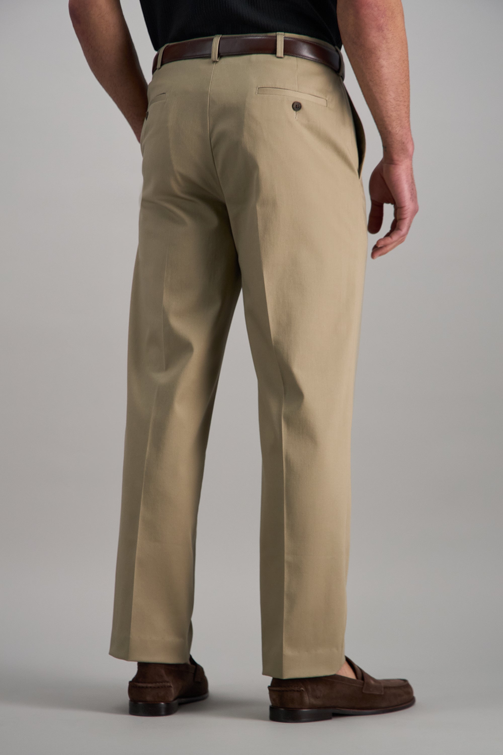 Premium No Iron Khaki - Haggar.com