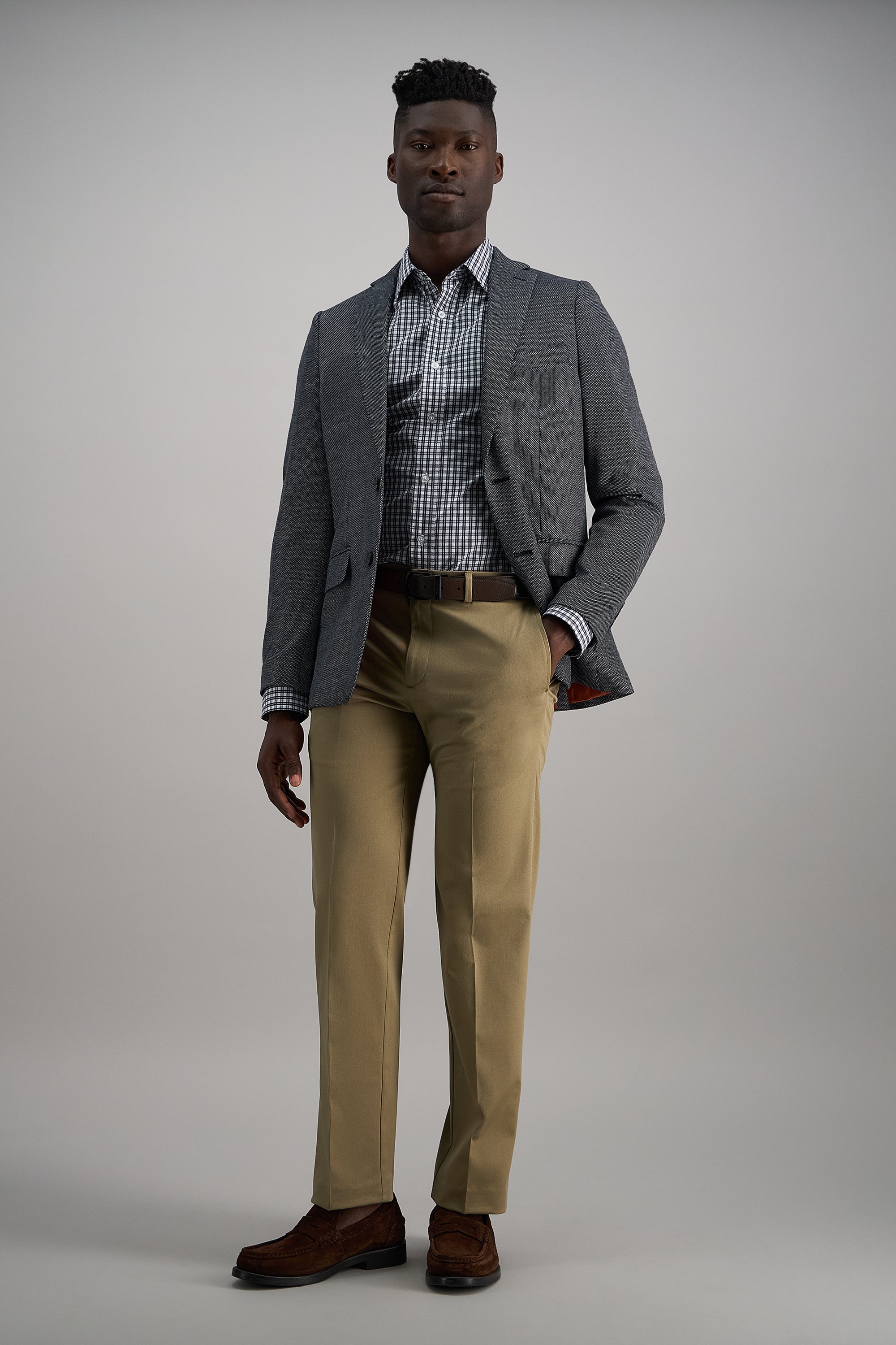 Premium No Iron Khaki - Haggar.com