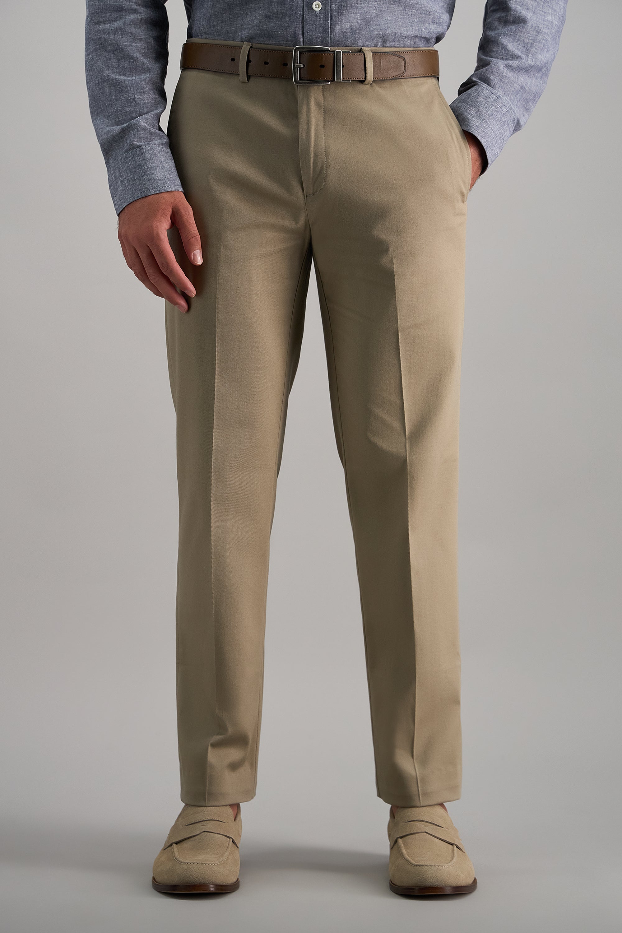 Premium No Iron Khaki - Haggar.com