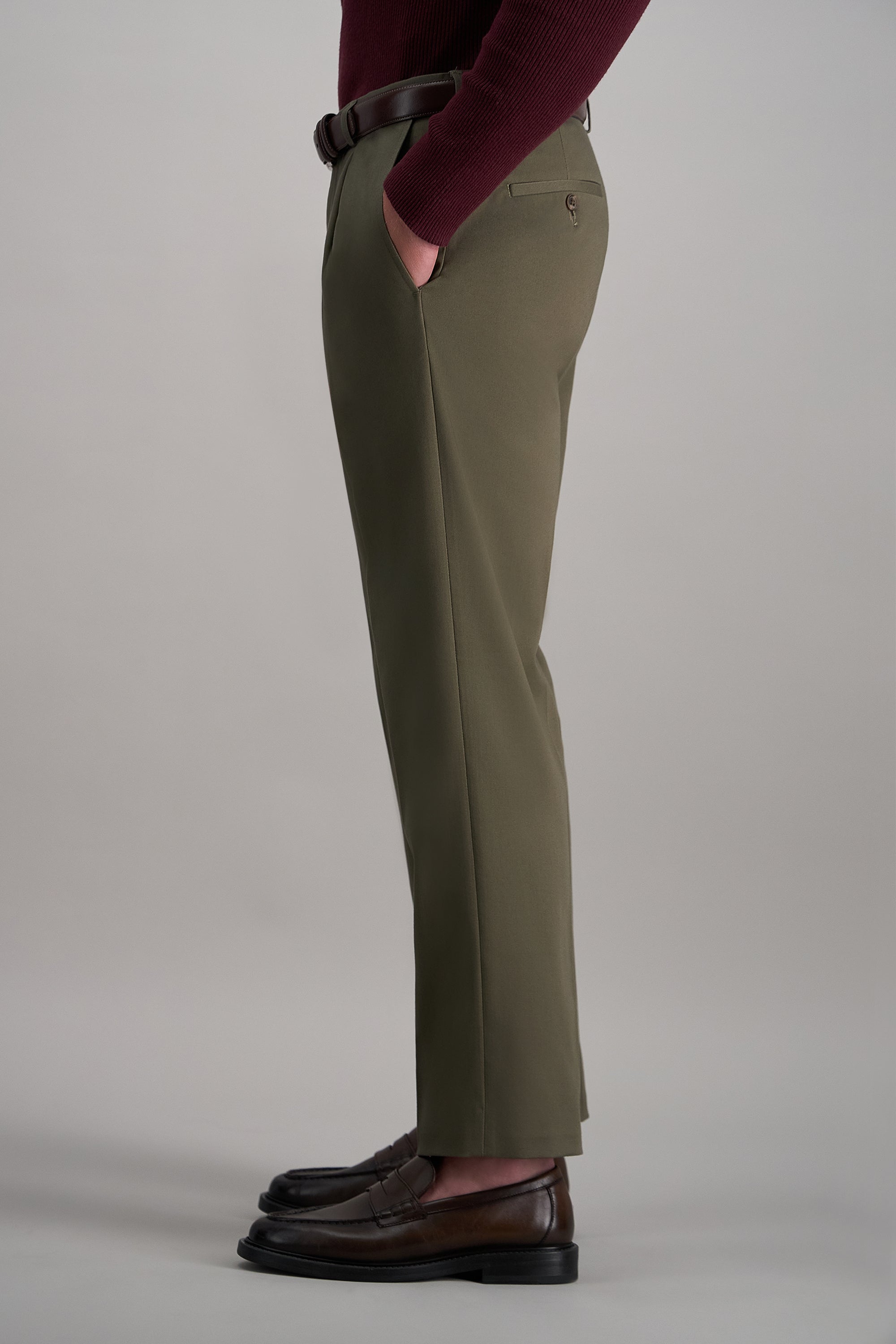 Premium No Iron Khaki - Haggar.com