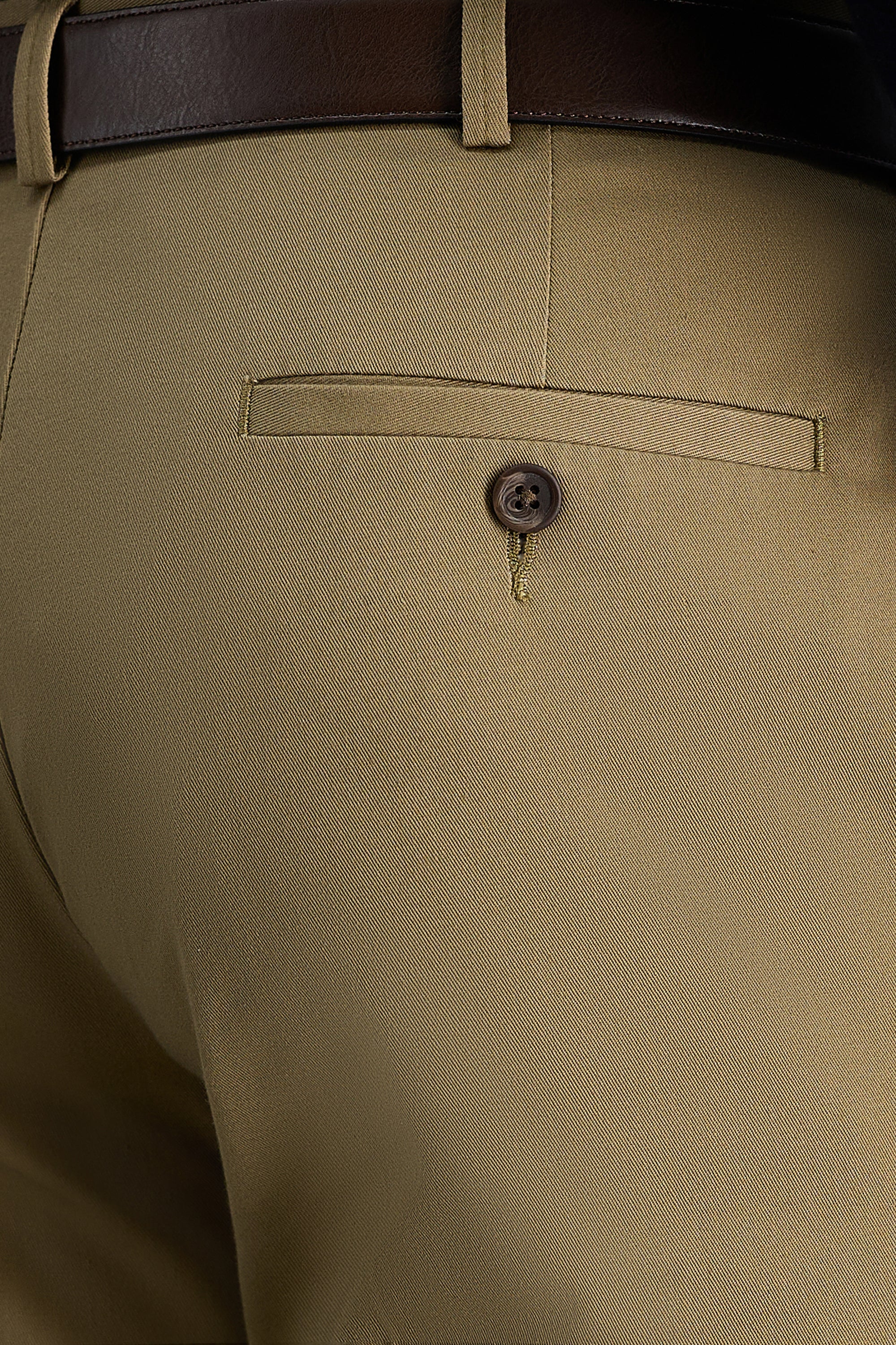 Premium No Iron Khaki