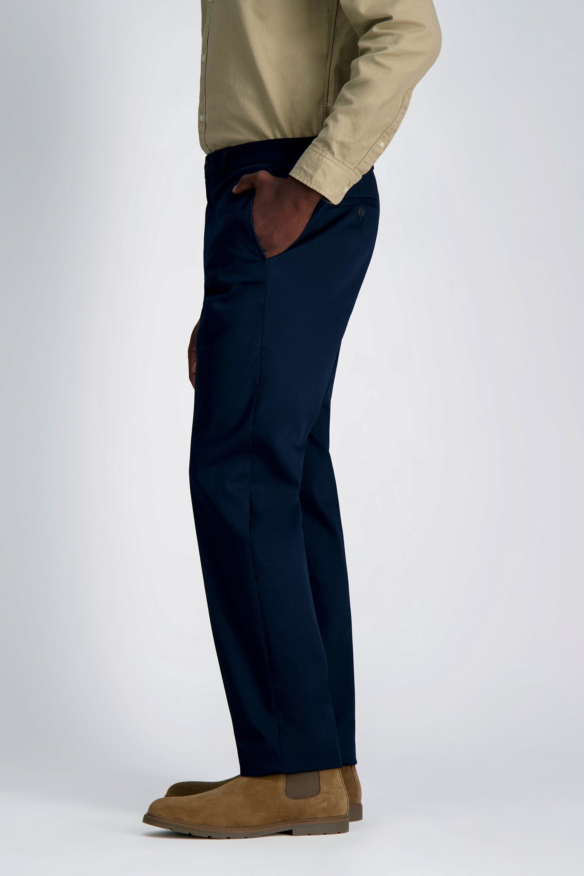 Wrinkle Free Performance Khaki Pant, , hi-res