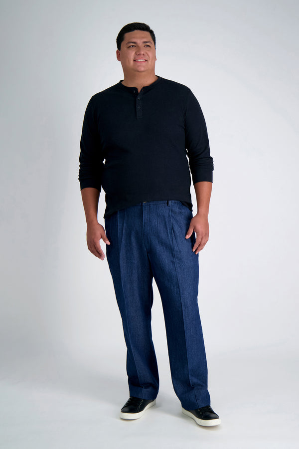 Big & Tall Stretch Denim Trouser, , hi-res#color_medium blue