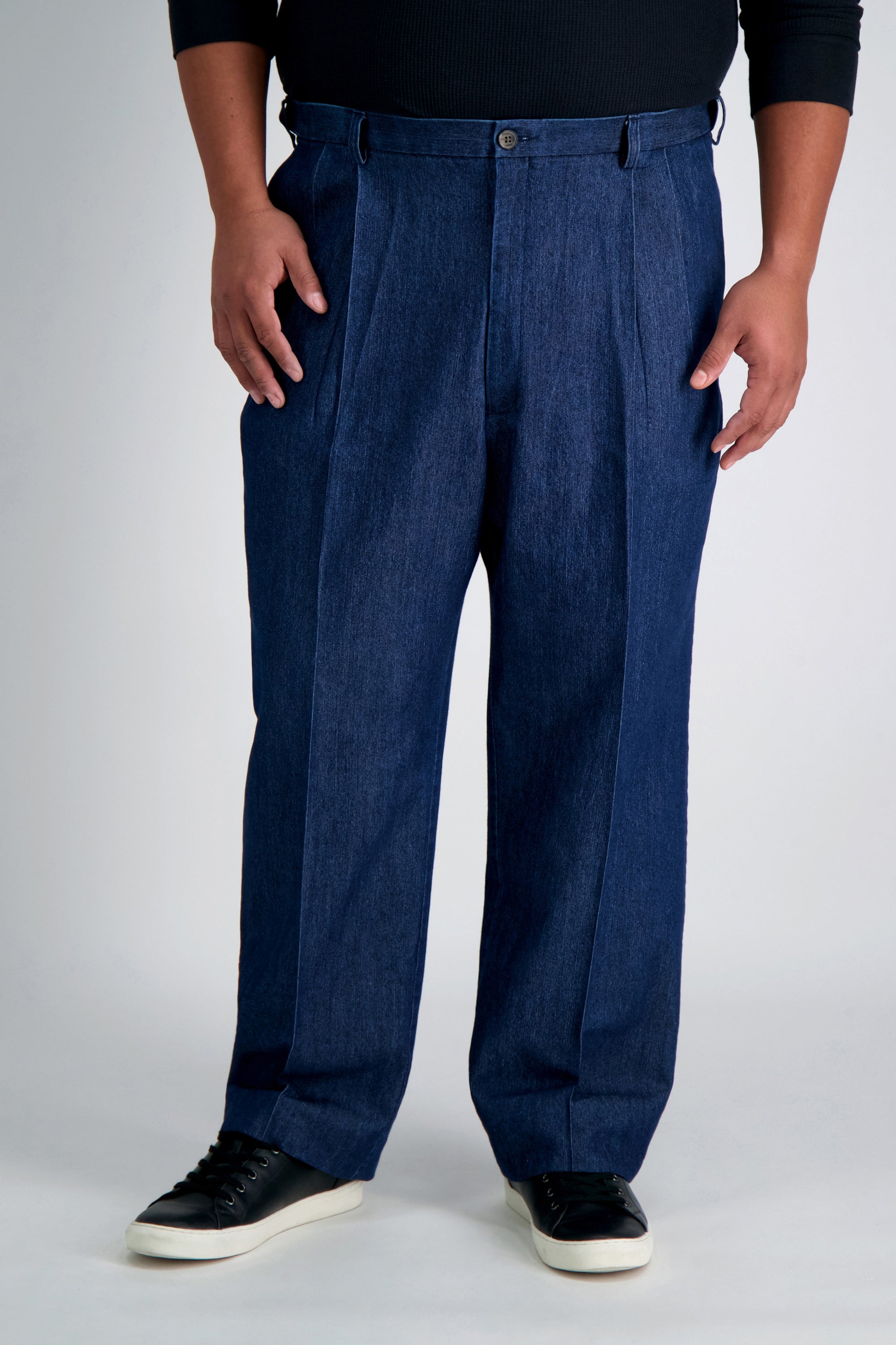 Big & Tall Stretch Denim Trouser | Haggar.com