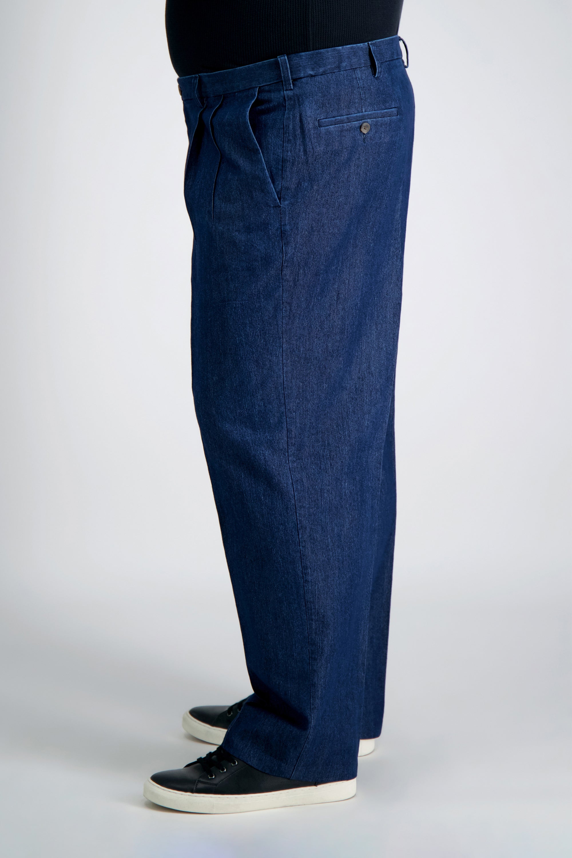 Big & Tall Stretch Denim Trouser | Haggar