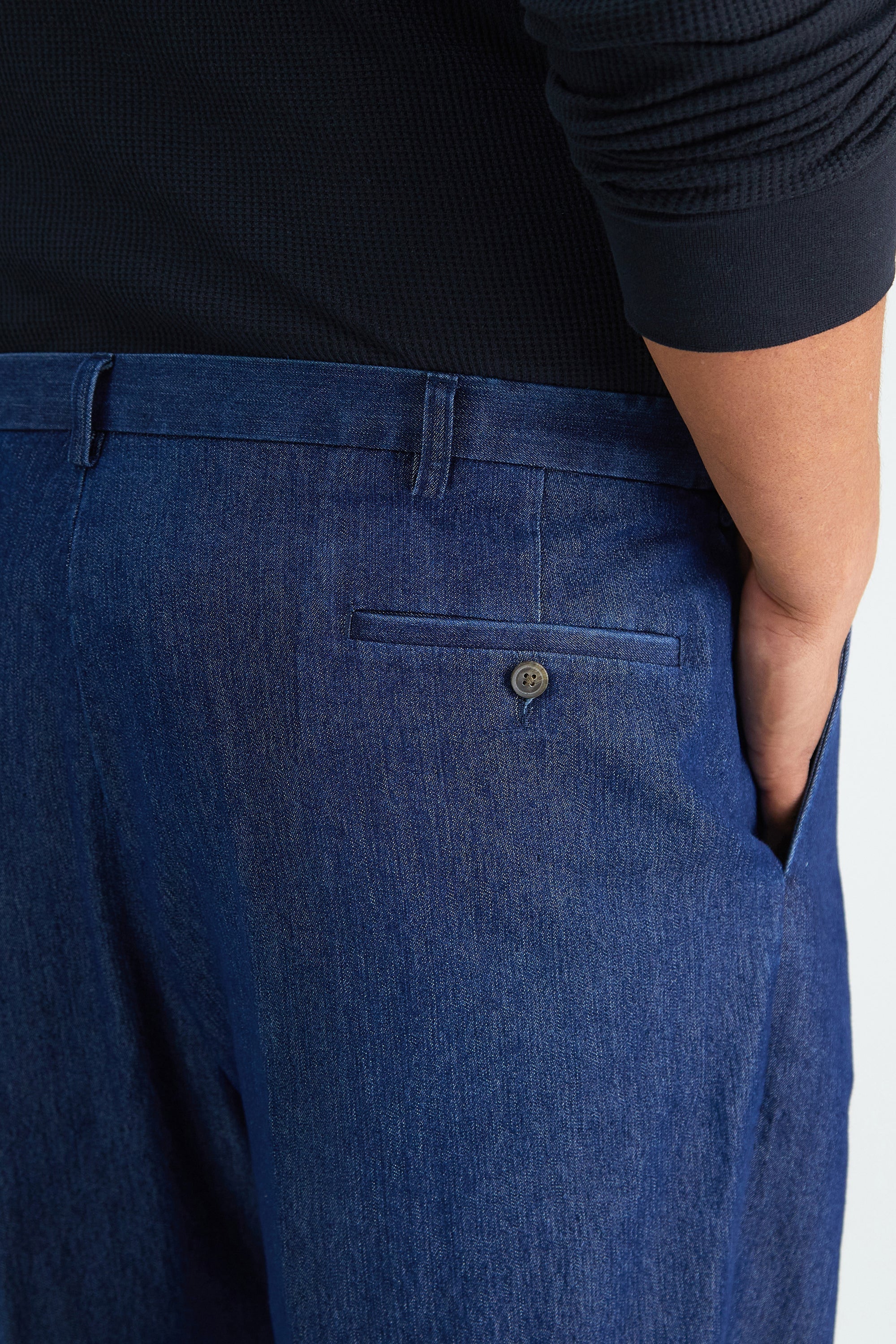 Big & Tall Stretch Denim Trouser, , hi-res