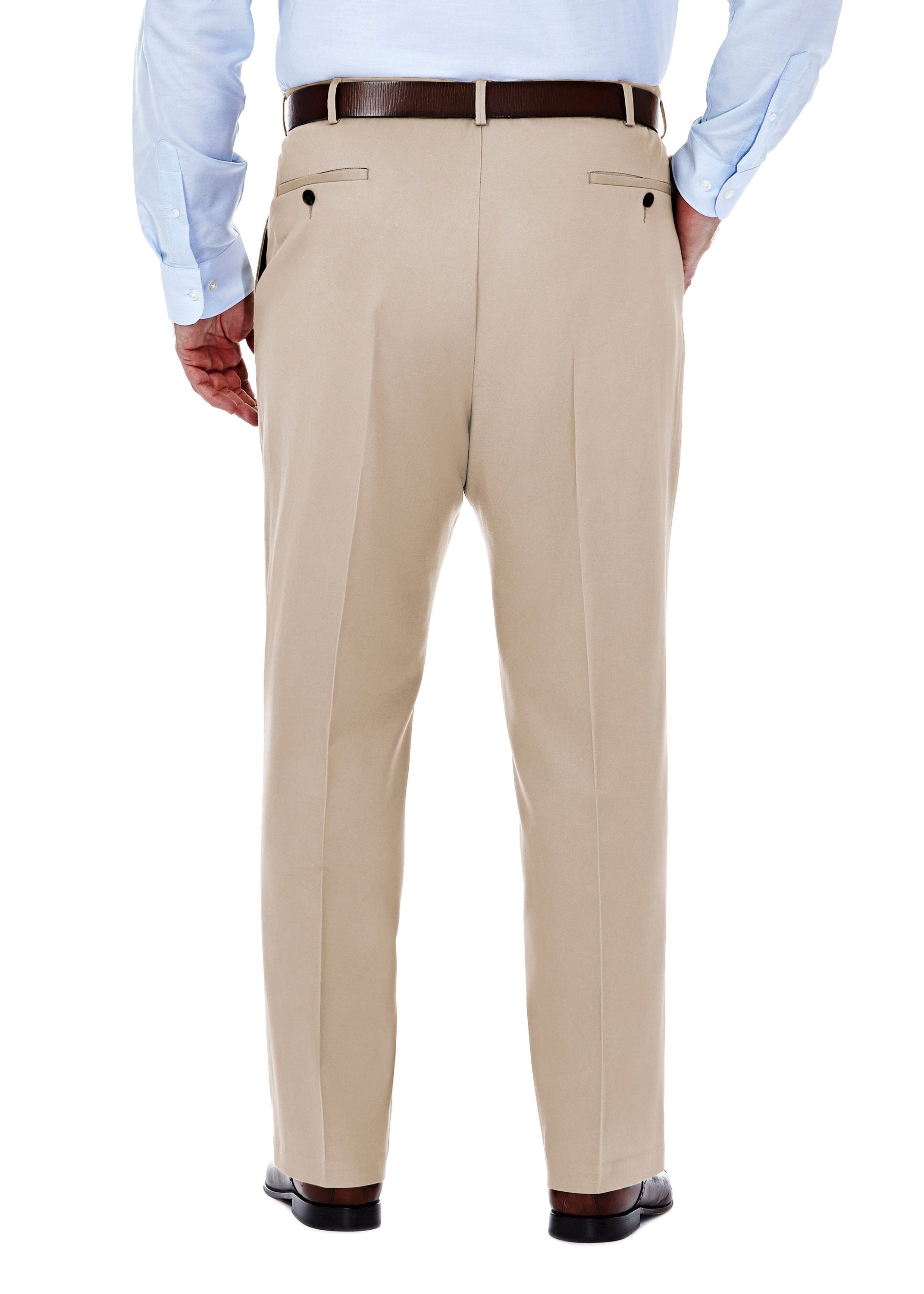 Big & Tall Premium No Iron Khaki - Haggar.com#color_sand