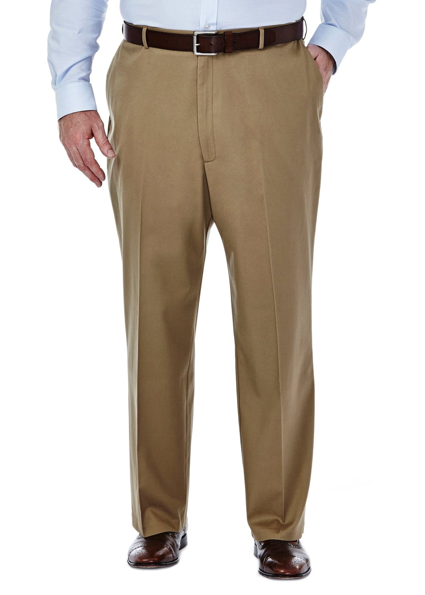 Big & Tall Premium No Iron Khaki - Haggar.com#color_british khaki