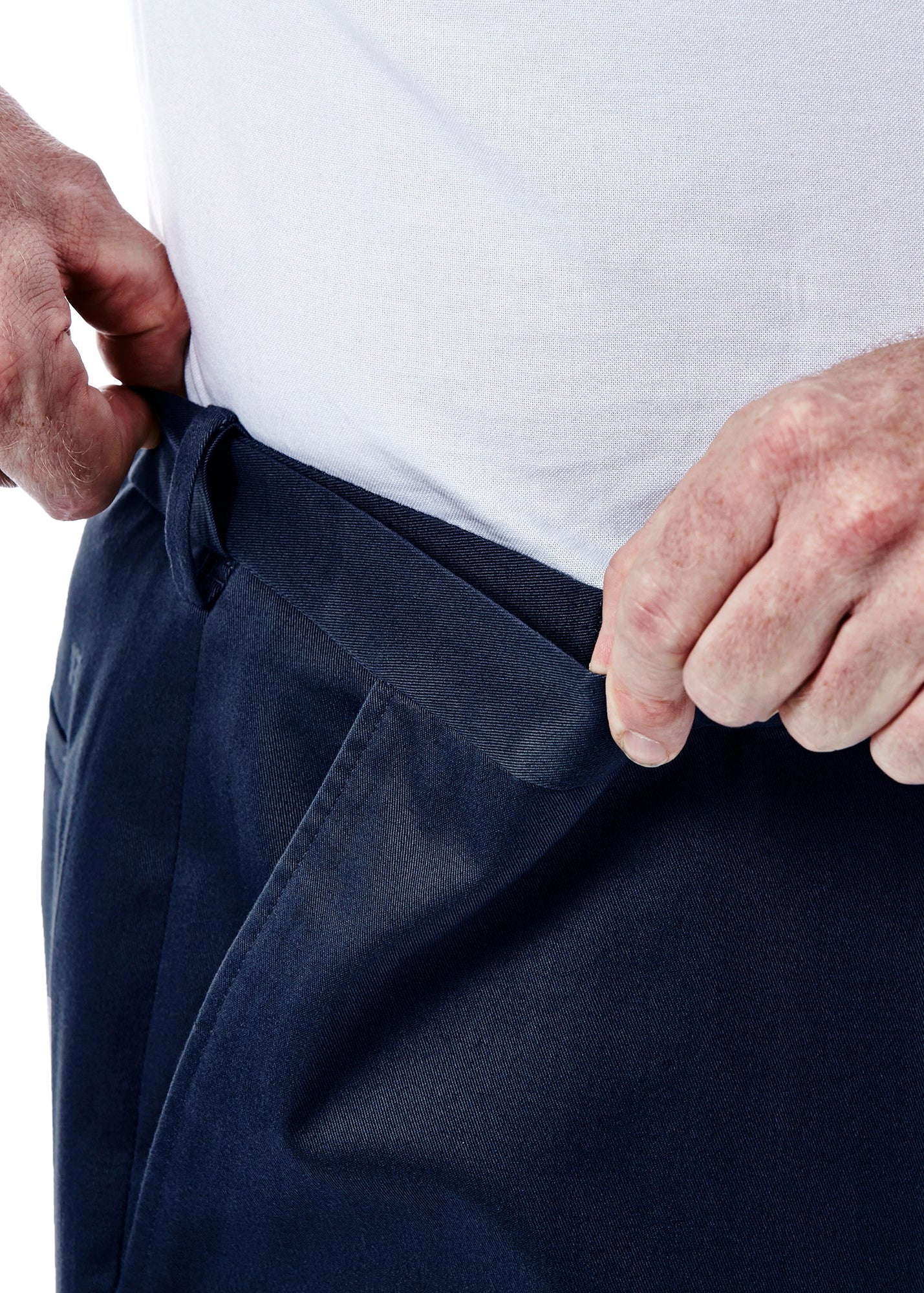 Big & Tall Premium No Iron Khaki - Haggar.com#color_dark navy