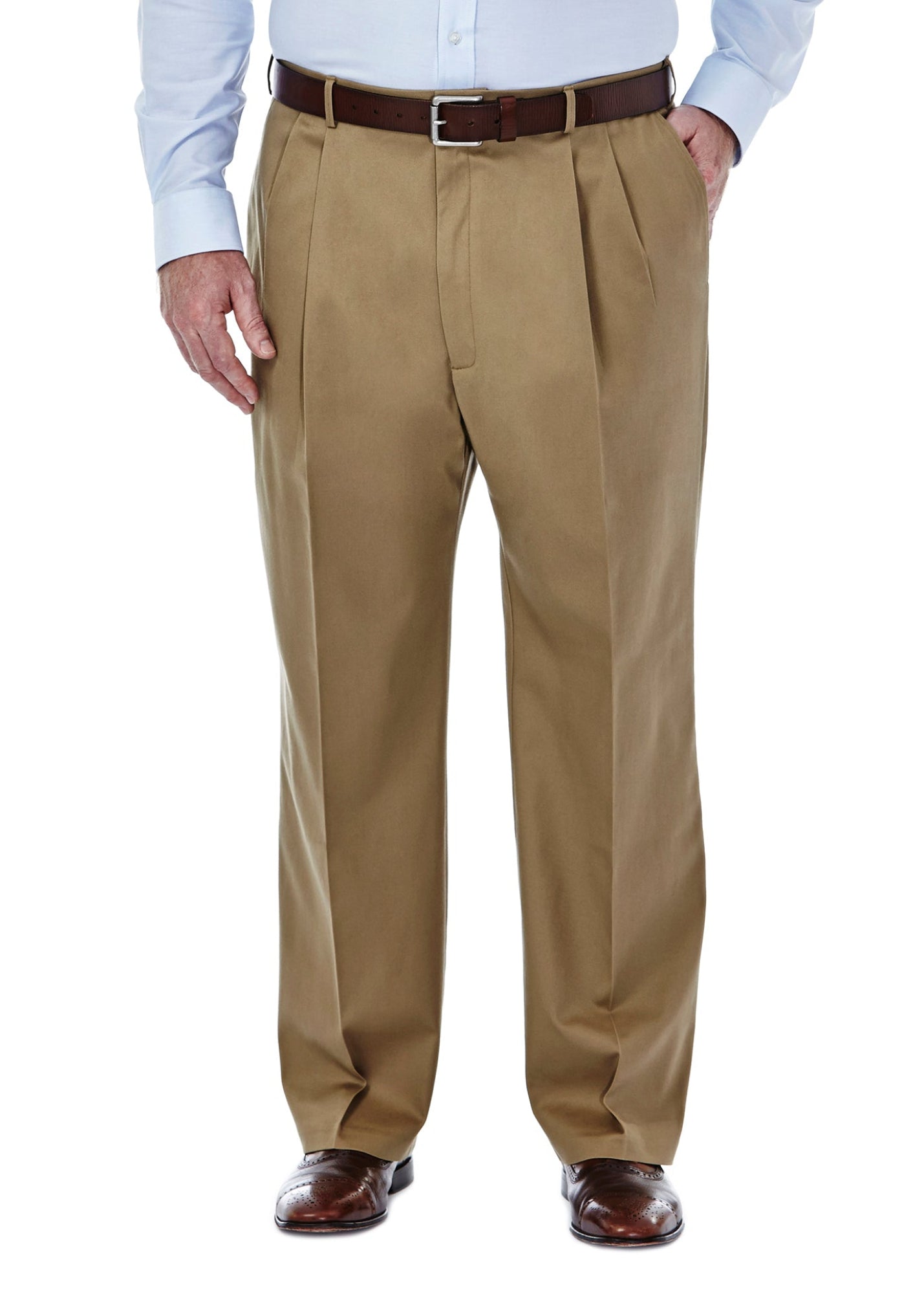 Big & Tall Premium No Iron Khaki, , hi-res#color_british khaki