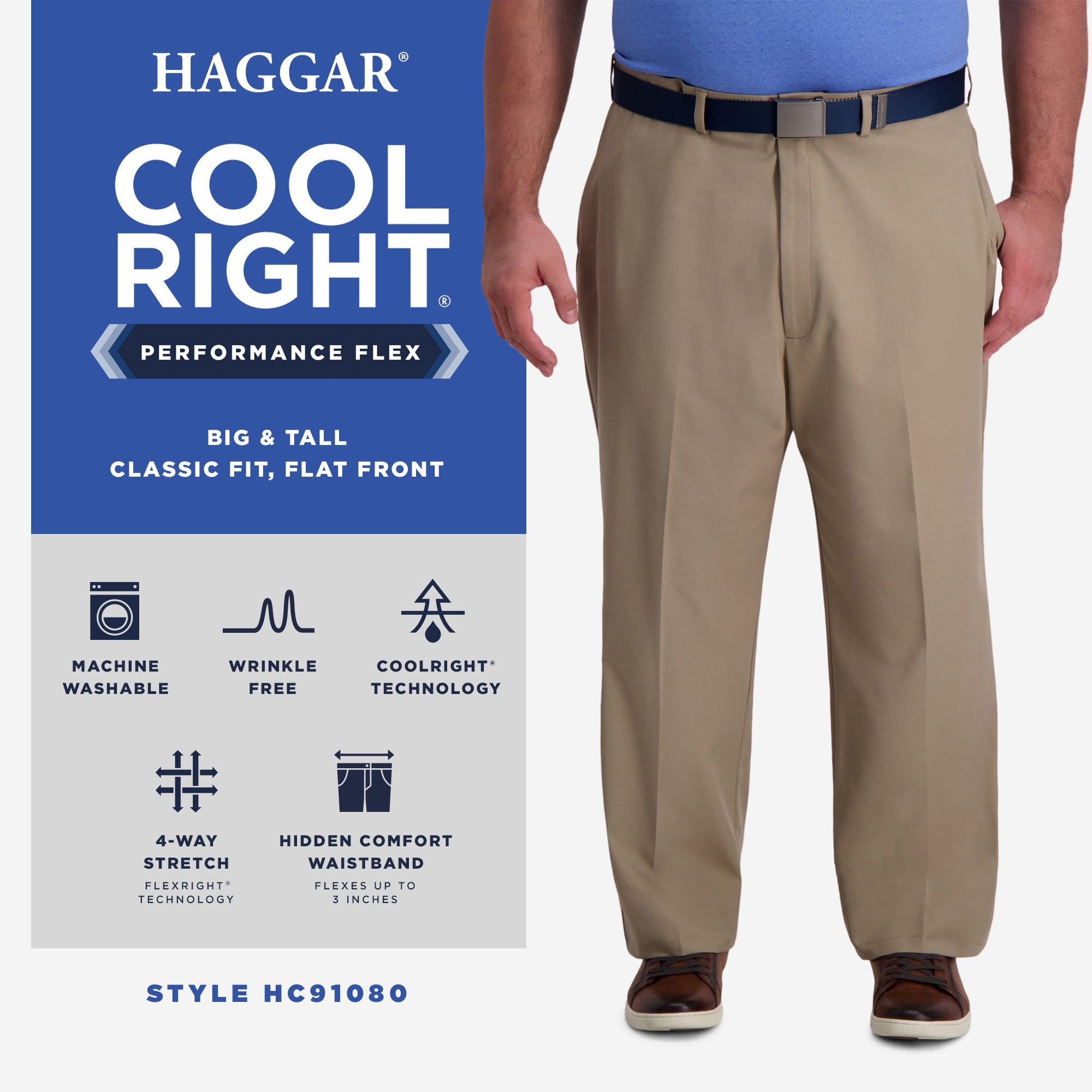 Big & Tall Cool Right® Performance Flex Pant, , hi-res