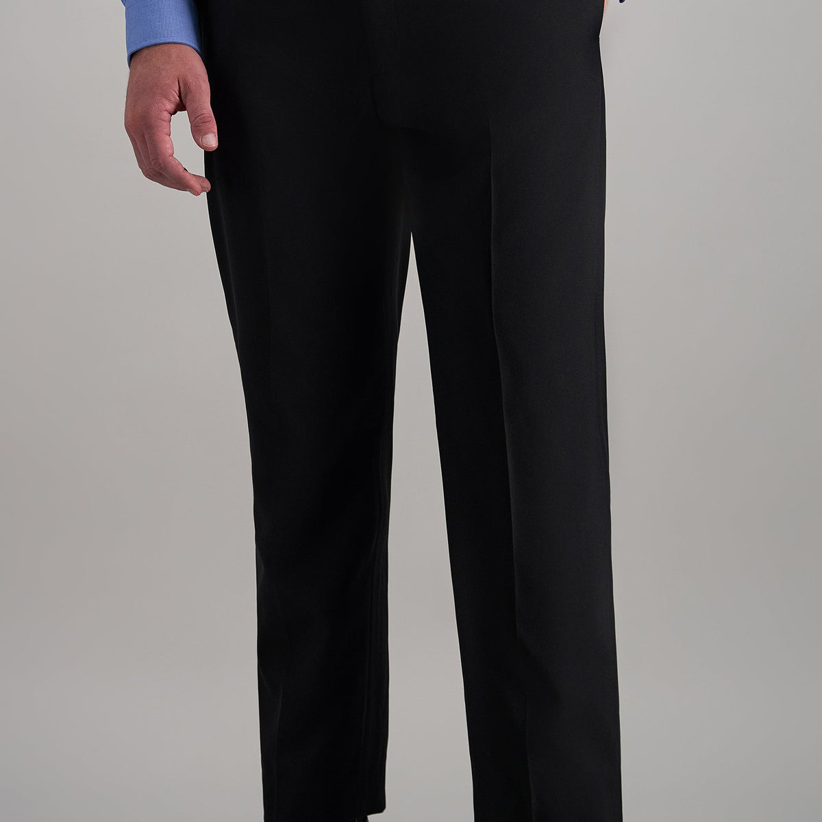 Haggar E-CLO Stria Dress Pants, Flat Front in Blue | Size: 44 X 29 Haggar E-CLO Stria Dress Pants, Flat Front in Blue | Size: 44 X 29
