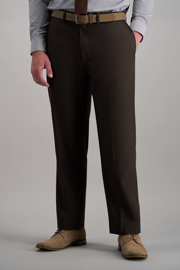 E-CLO™ Stria Dress Pant - Haggar.com#color_brown