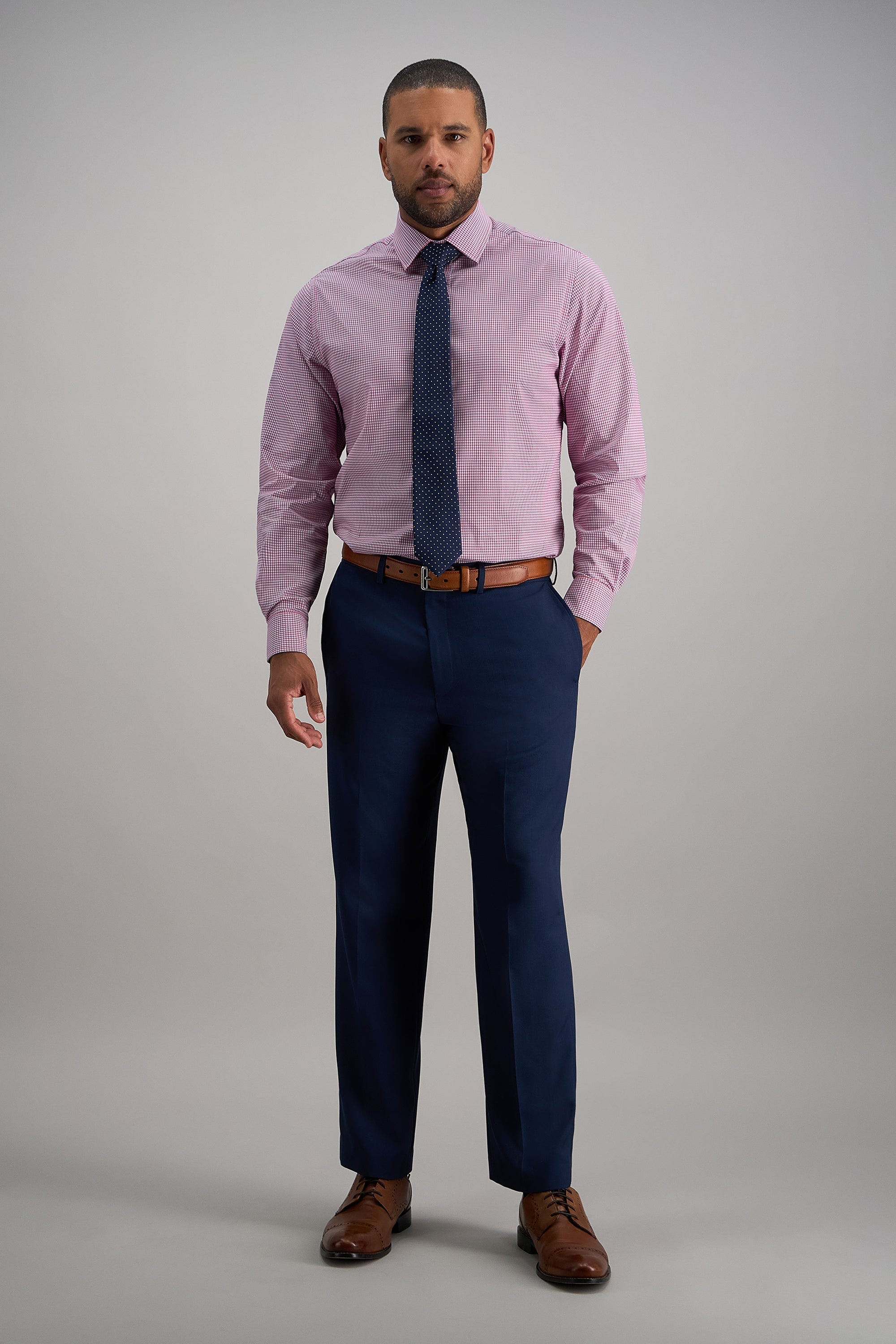 E-CLO™ Stria Dress Pant - Haggar.com