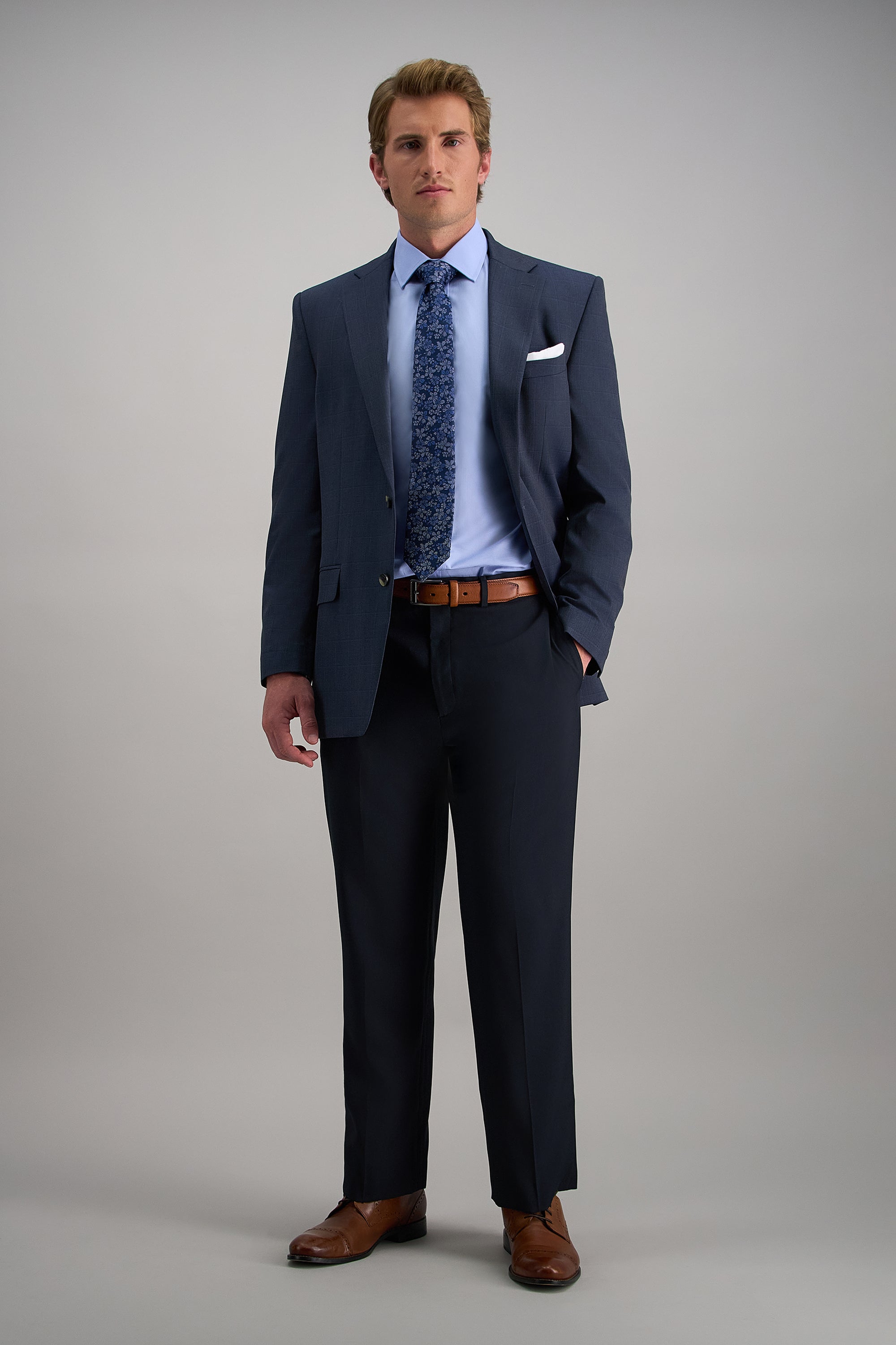 E-CLO™ Stria Dress Pant - Haggar.com