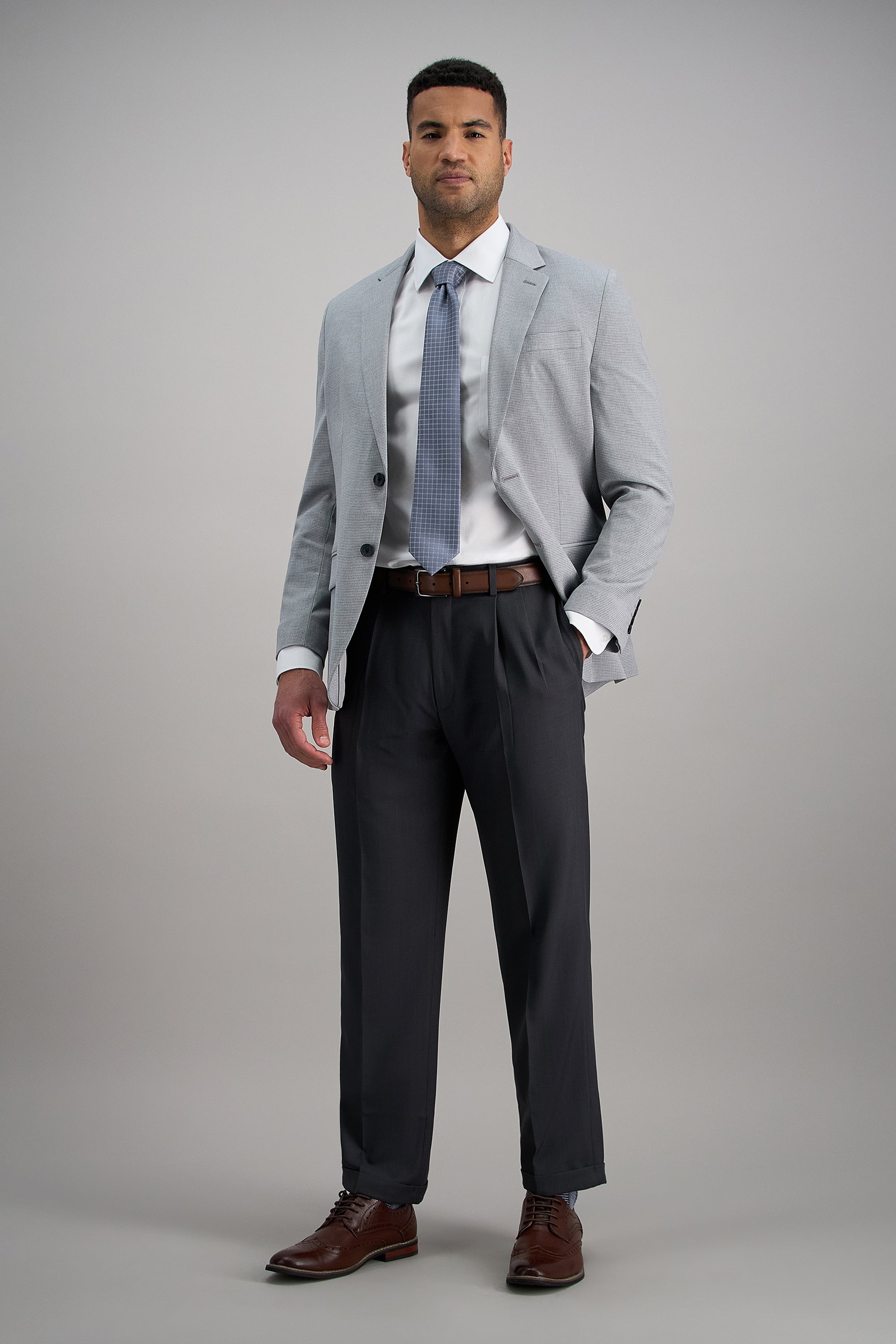 E-CLO™ Stria Dress Pant - Haggar.com