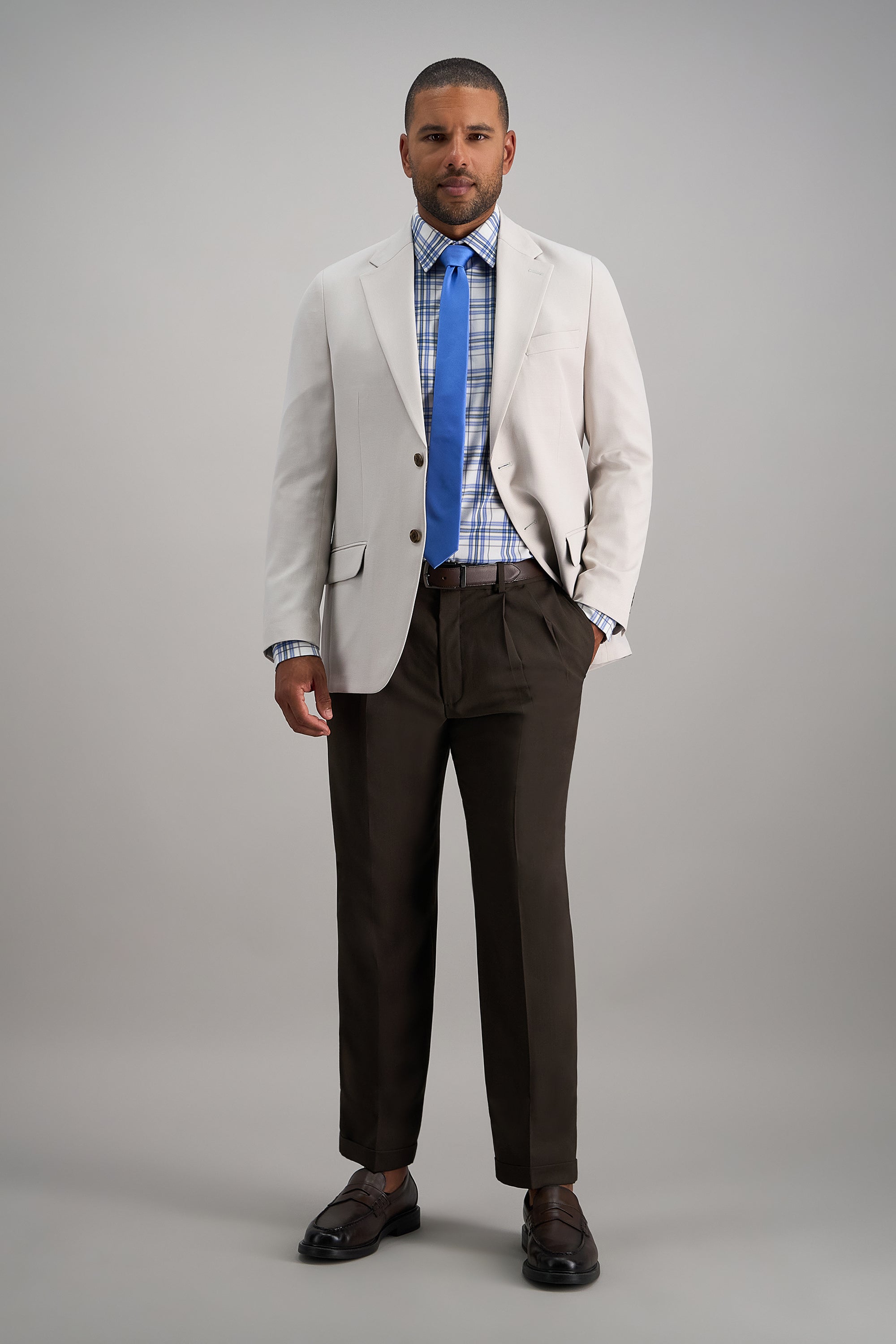 E-CLO™ Stria Dress Pant - Haggar.com