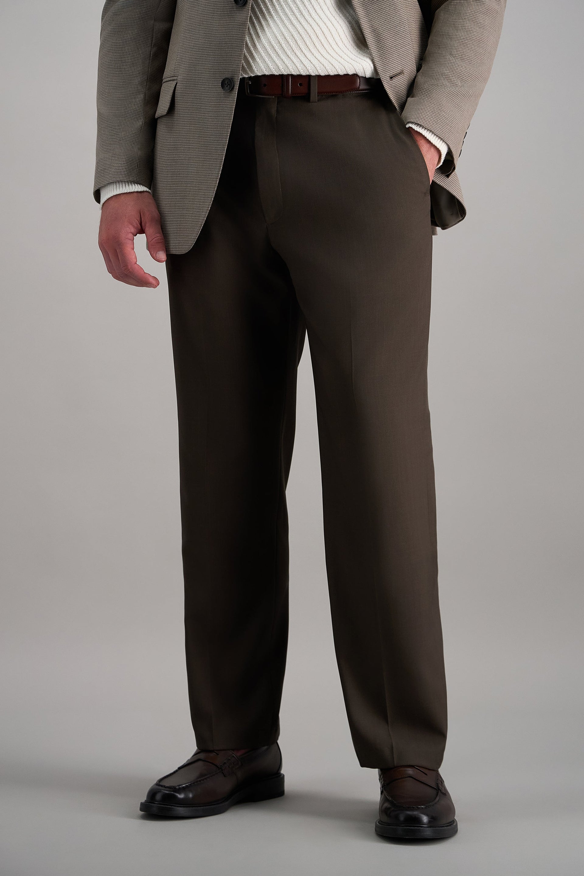 Haggar Premium Comfort Dress Pants in Blue