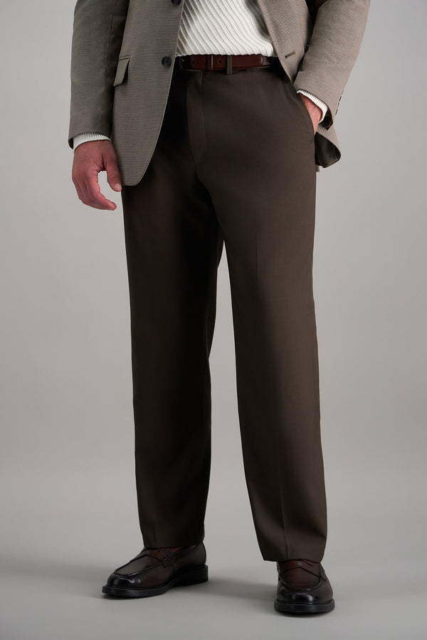 Premium Comfort Dress Pant - Haggar.com#color_dark chocolate