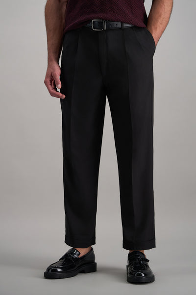 Haggar Premium Comfort Dress Pants, Pleated Front in Dark Chocolate
