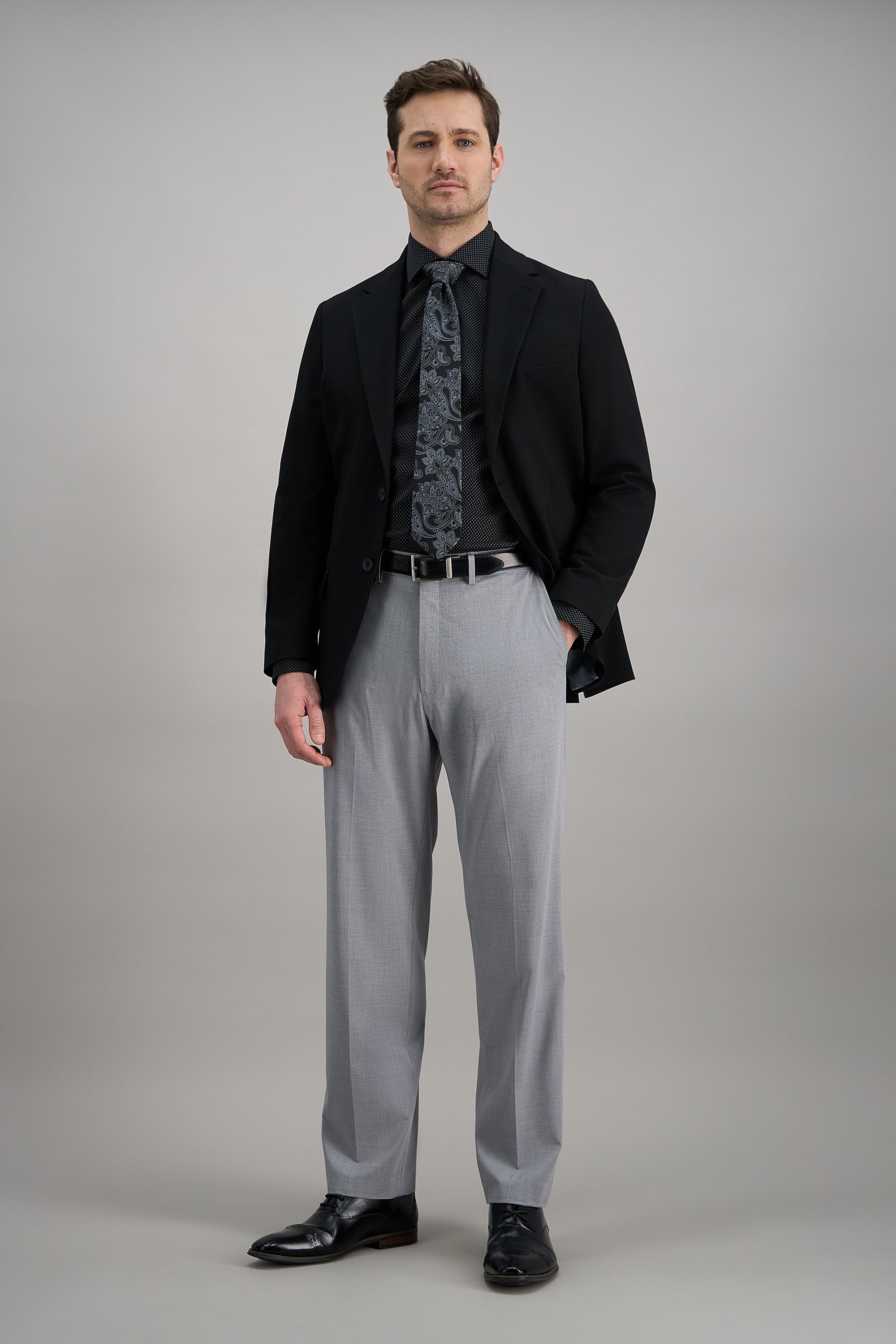 J.M. Haggar™ Premium Stretch Grid Dress Pant | Haggar.com