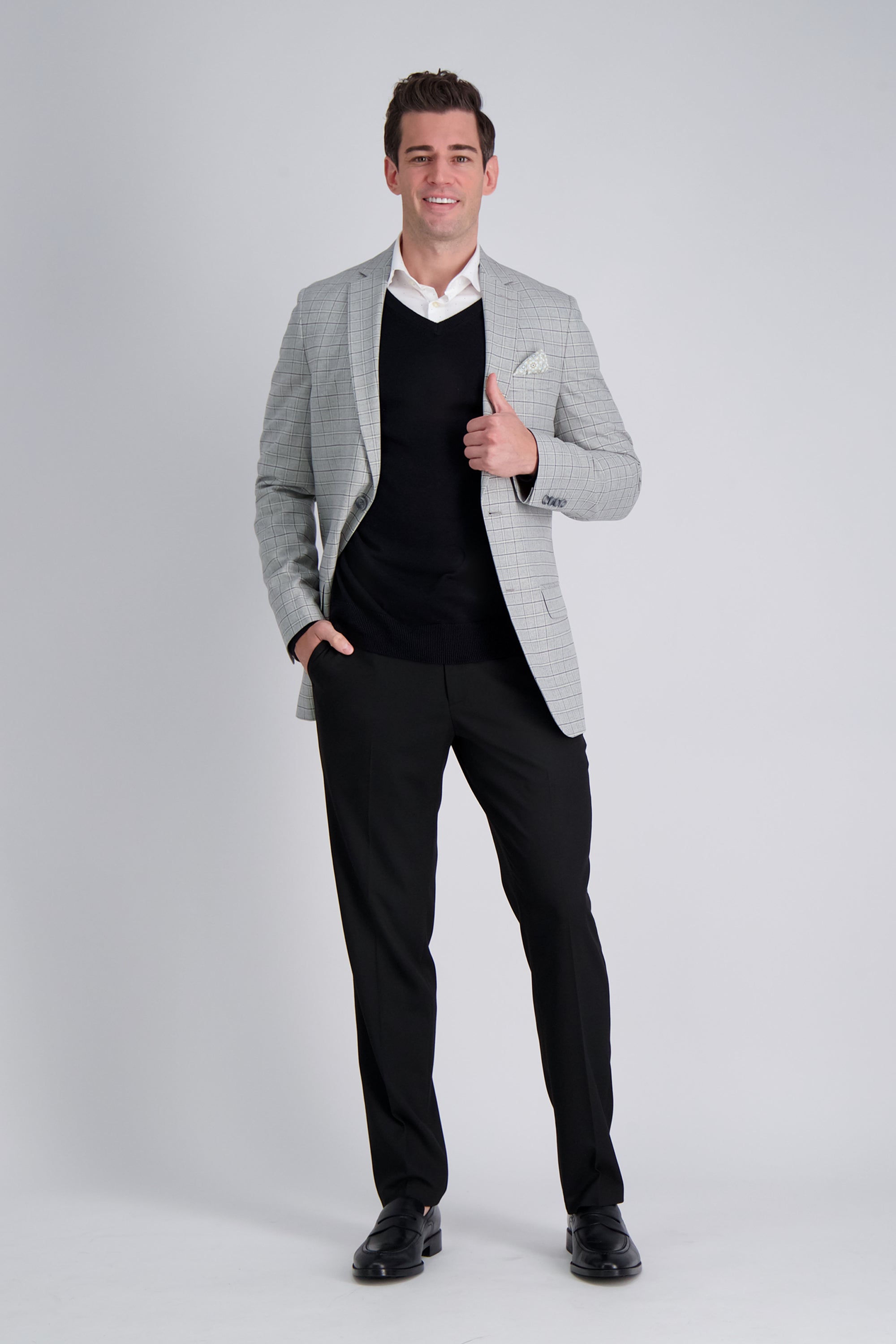 J.M. Haggar Stretch Dress Pant, , hi-res