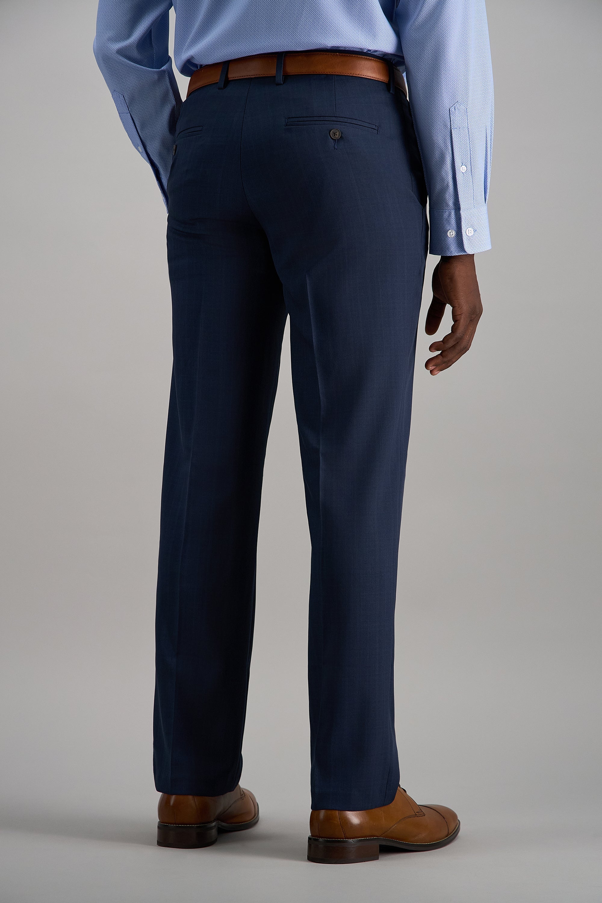 Premium Comfort Dress Pant - Tonal Windowpane - Haggar.com