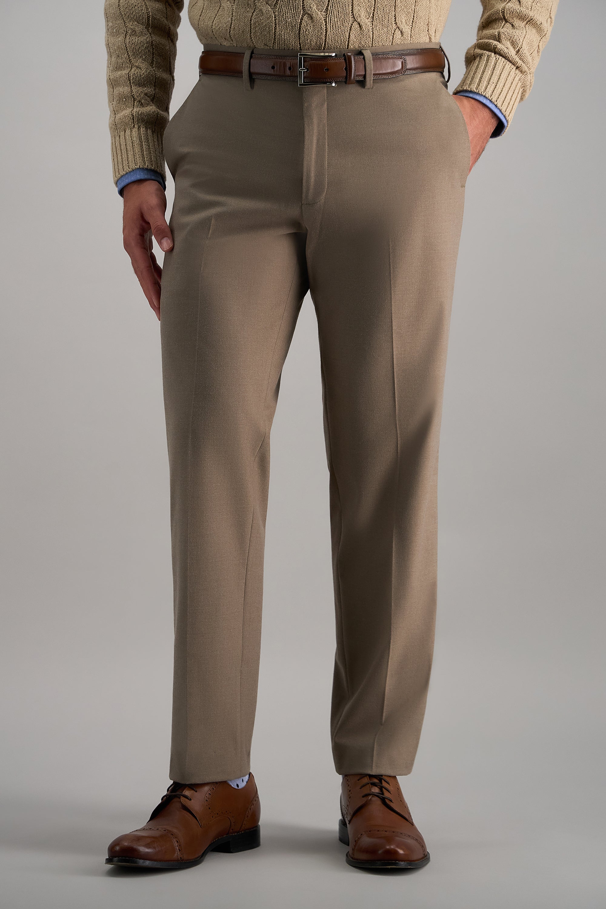 J.M. Haggar Flannel Dress Pant, , hi-res