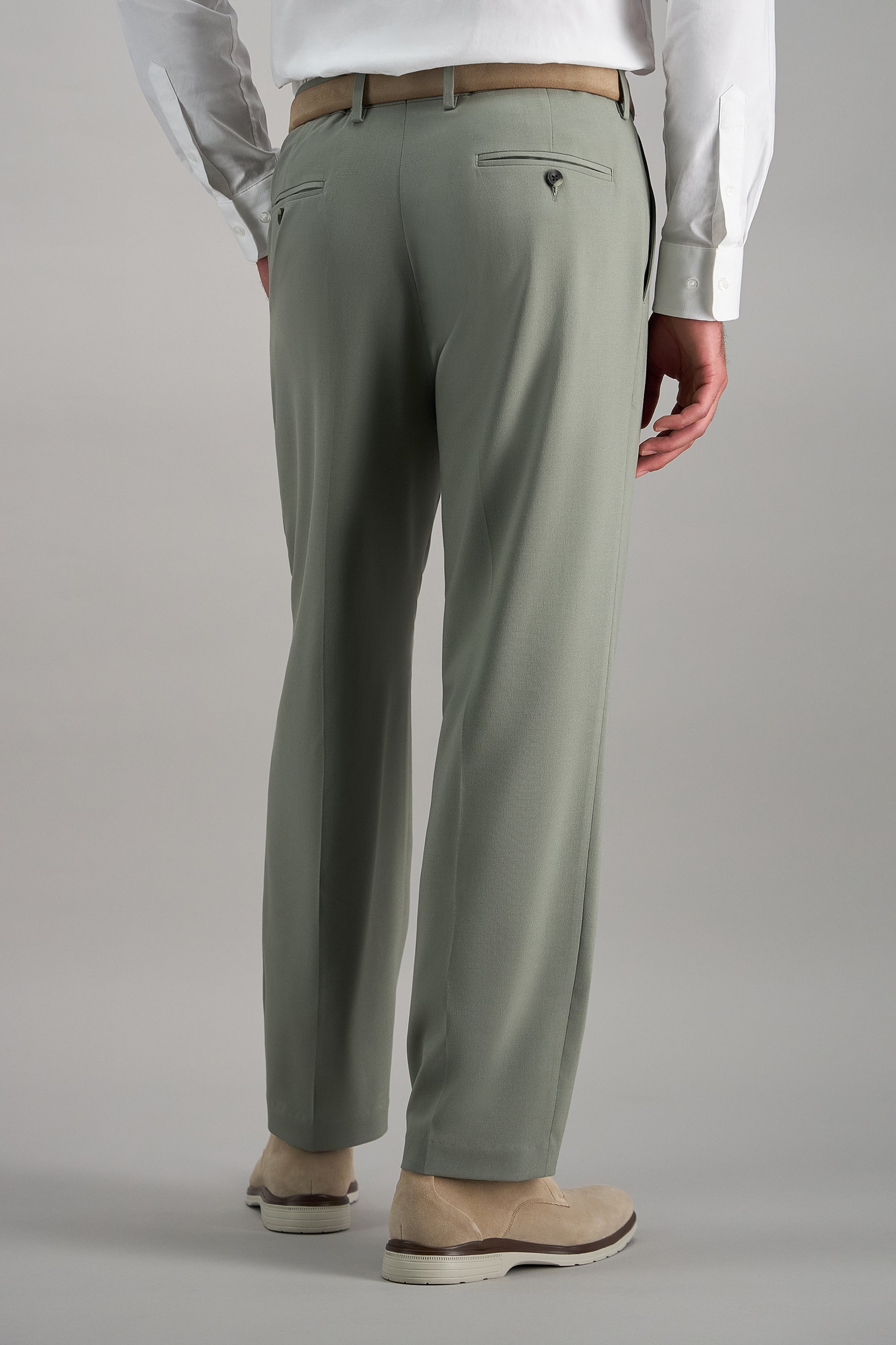 J.M. Haggar™ Premium Stretch Plaid Weave Dress Pant - Haggar.com