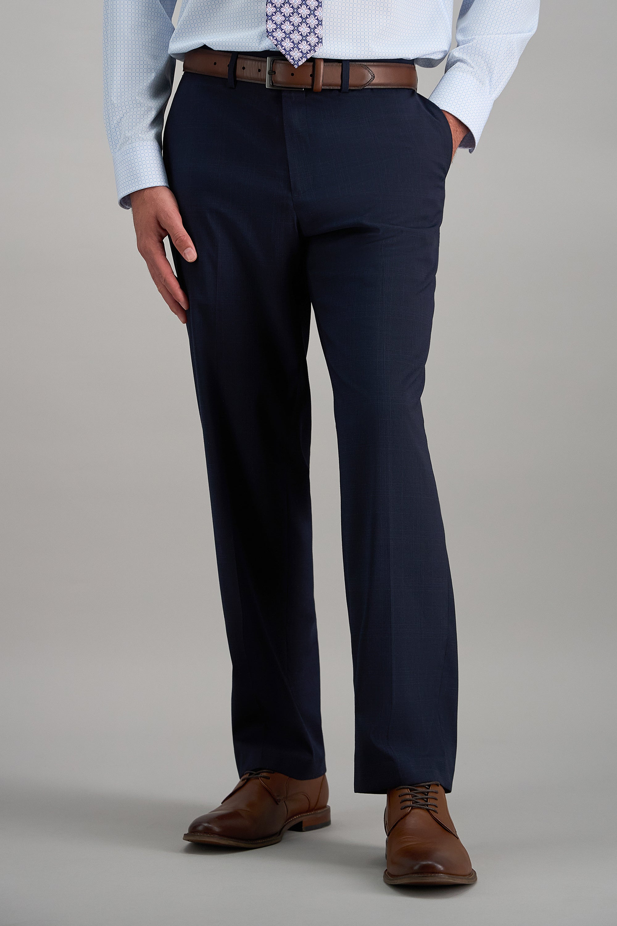J.M. Haggar™ Premium Stretch Large Plaid Dress Pant