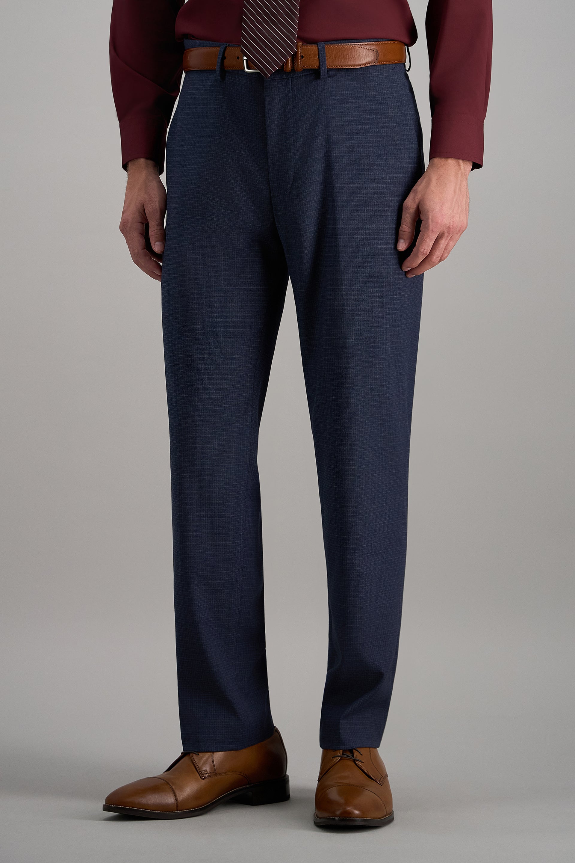 haggar slim fit premium stretch dress pants in Ink Ladivine CD990 - Glitter closet_11873 Size:18.5
