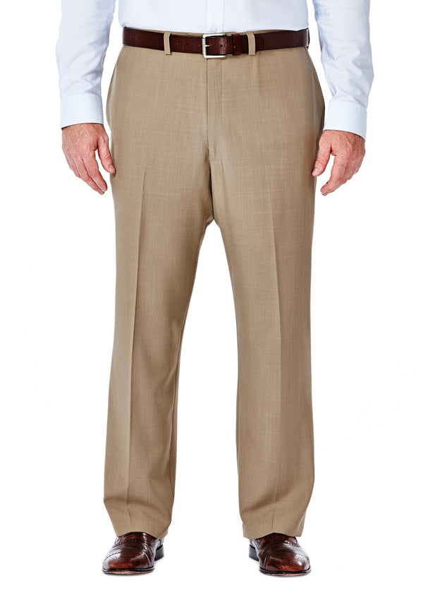 Big & Tall E-CLO™ Stria Dress Pant, , hi-res#color_taupe