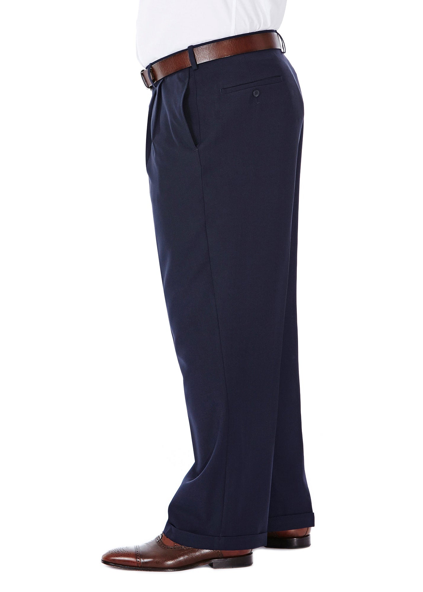 Big & Tall E-CLO™ Stria Dress Pant, , hi-res#color_blue