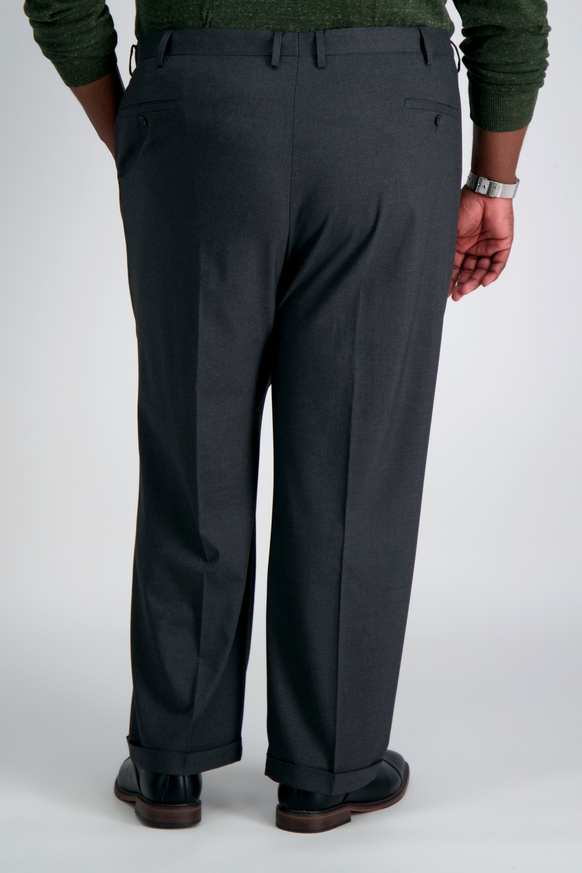 Big & Tall J.M. Haggar Dress Pant - Sharkskin, , hi-res