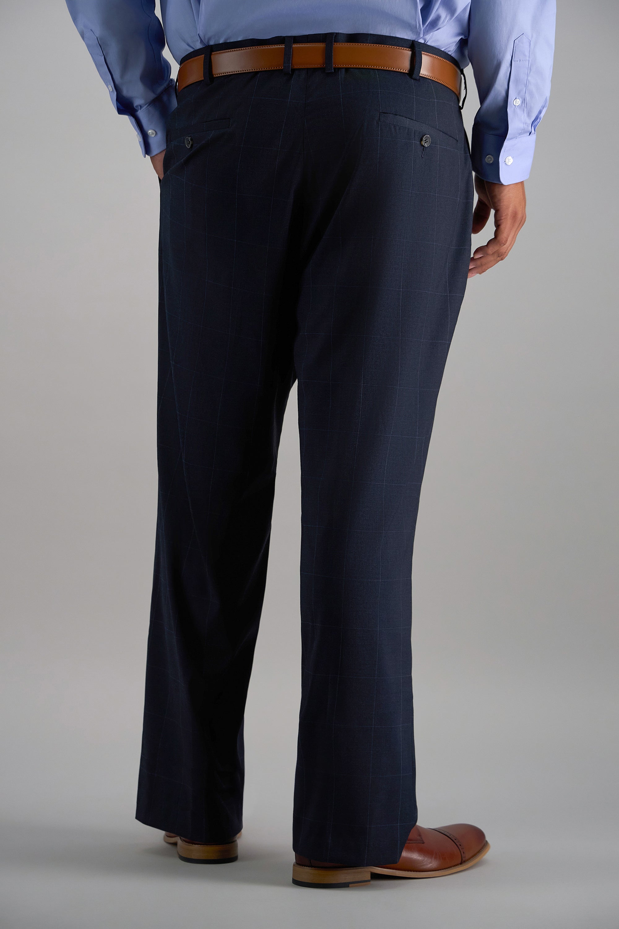 Big & Tall J.M. Haggar Large Plaid Dress Pant, , hi-res