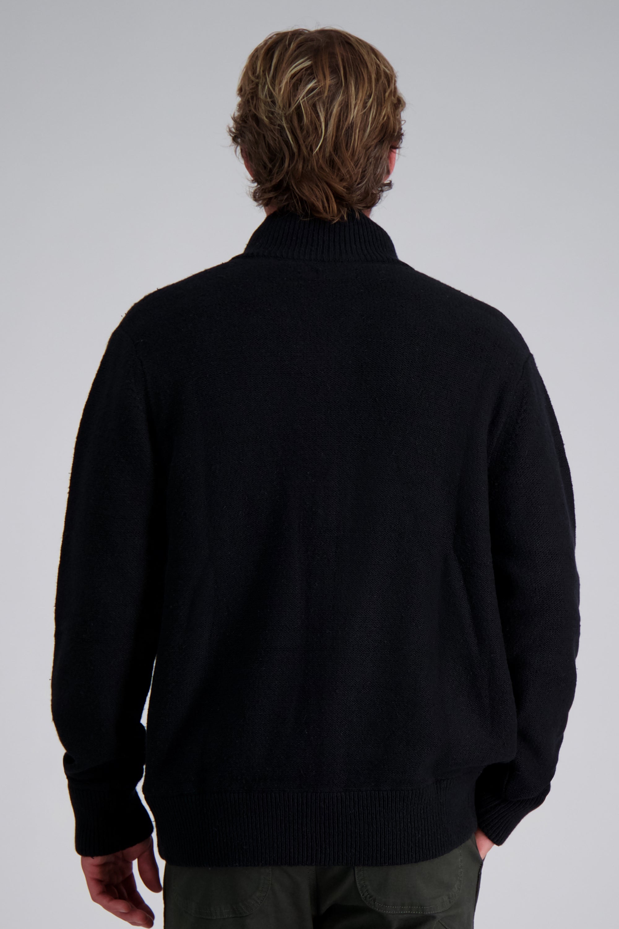 Long Sleeve Zip Sweater, , hi-res