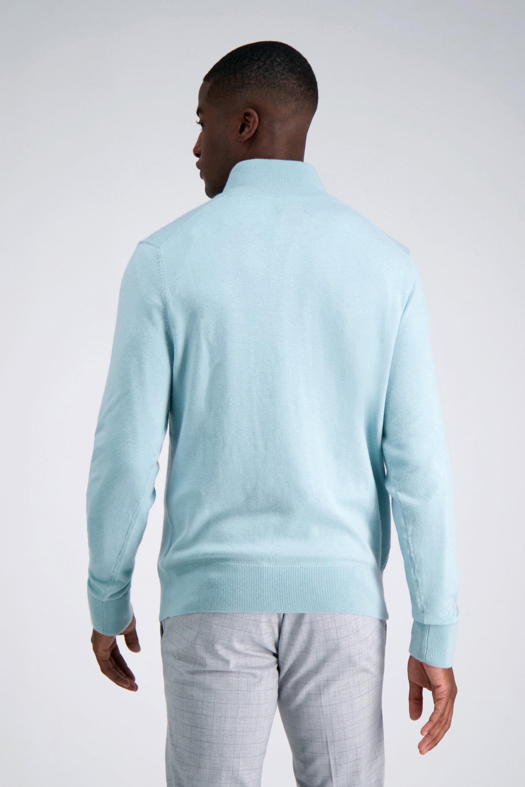 Long Sleeve Zip Sweater, , hi-res