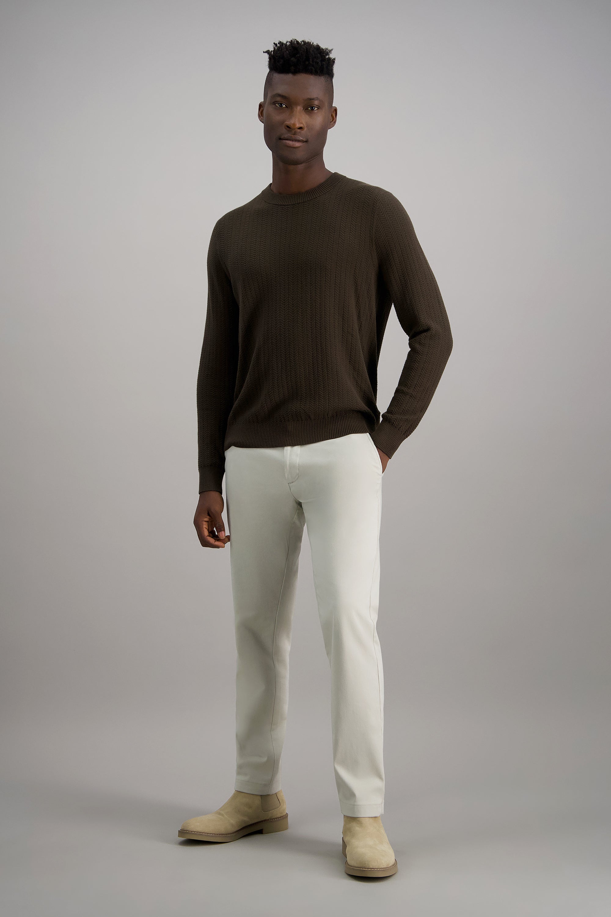 Long Sleeve Crewneck Sweater, , hi-res