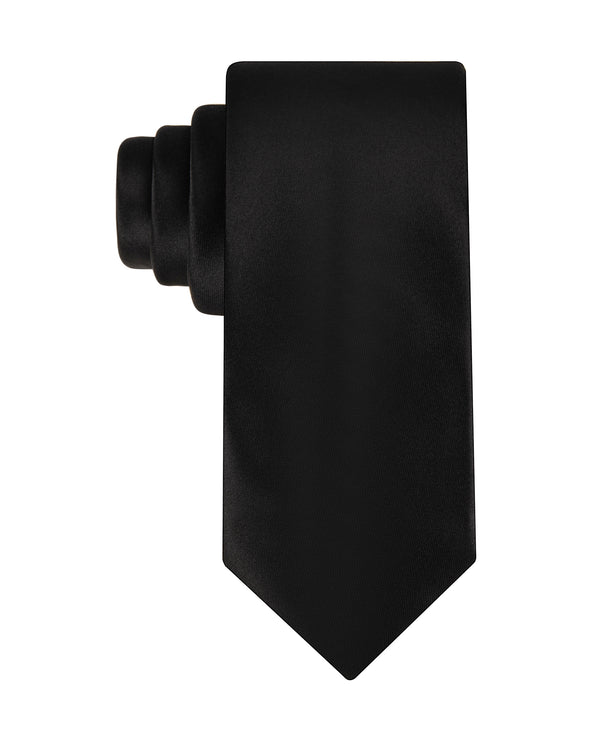 Satin Solid Tie - Haggar.com#color_black