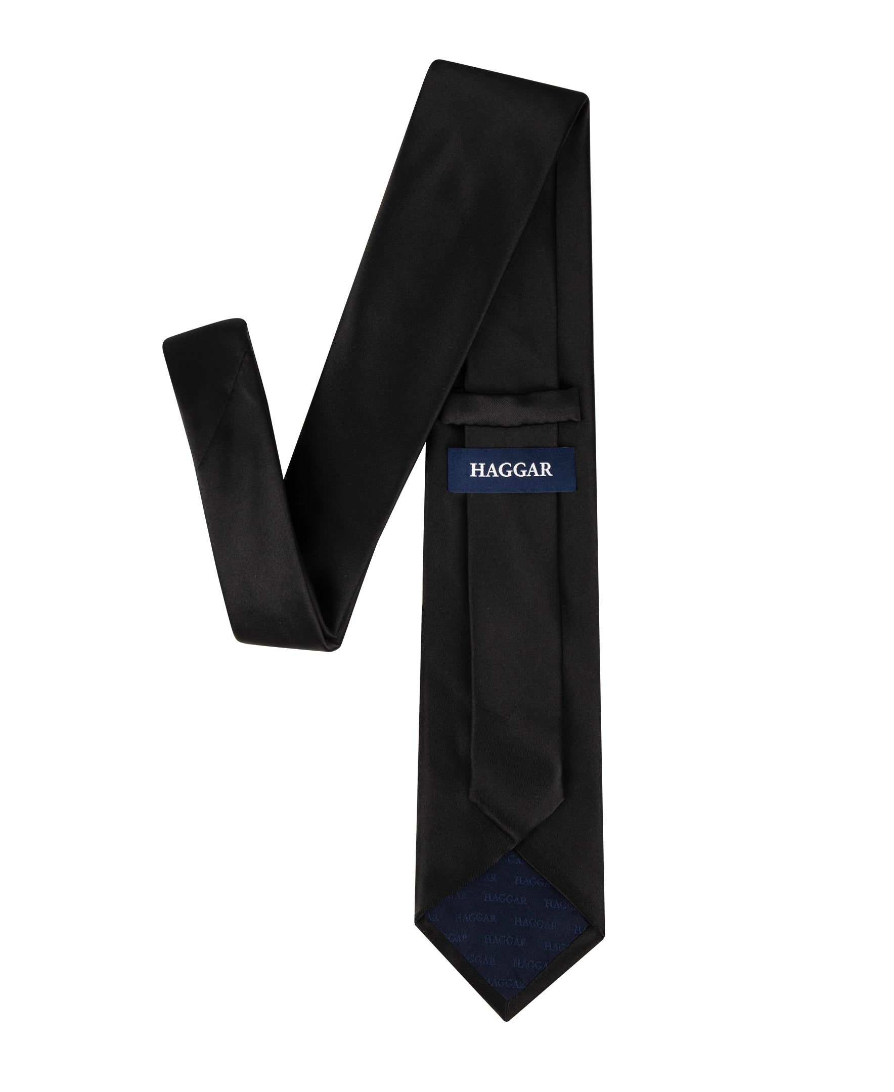 Satin Solid Tie - Haggar.com#color_black